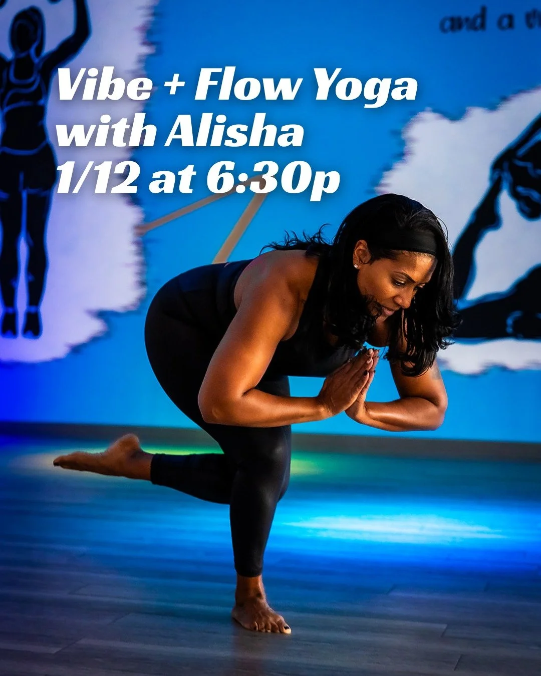 Pop-up energy coming your way.

Vibe + Flow Yoga is on the schedule Monday 1/12 at 6:30 PM with Alisha stepping in for Stephanie. Same flowy vibes, same feel-good movement, just a little shake-up to start your week right. Class Schedule - LinkinBio

