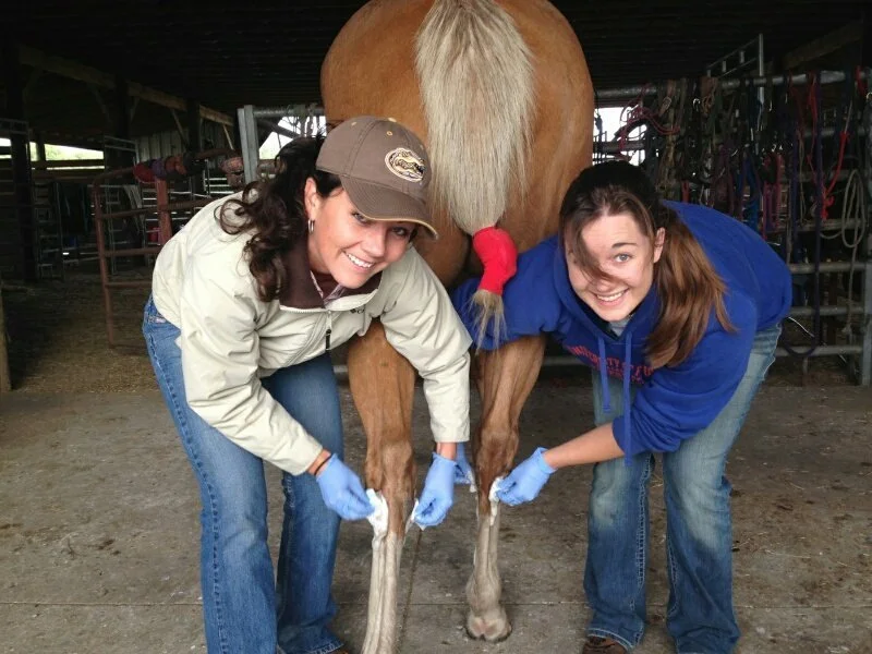 Alex Scott & Vet Student.jpeg