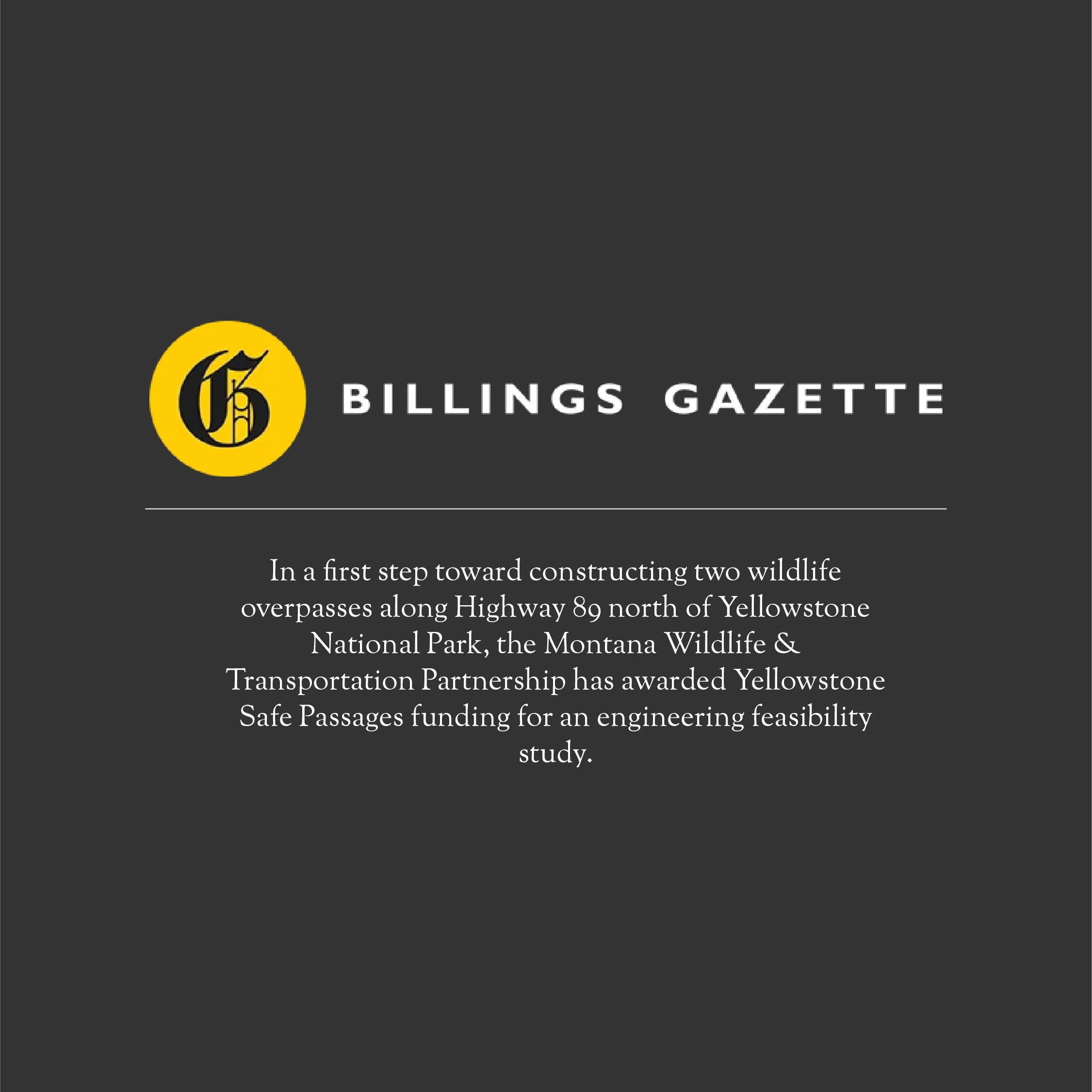 Paradise Valley wildlife overpass project receives grant