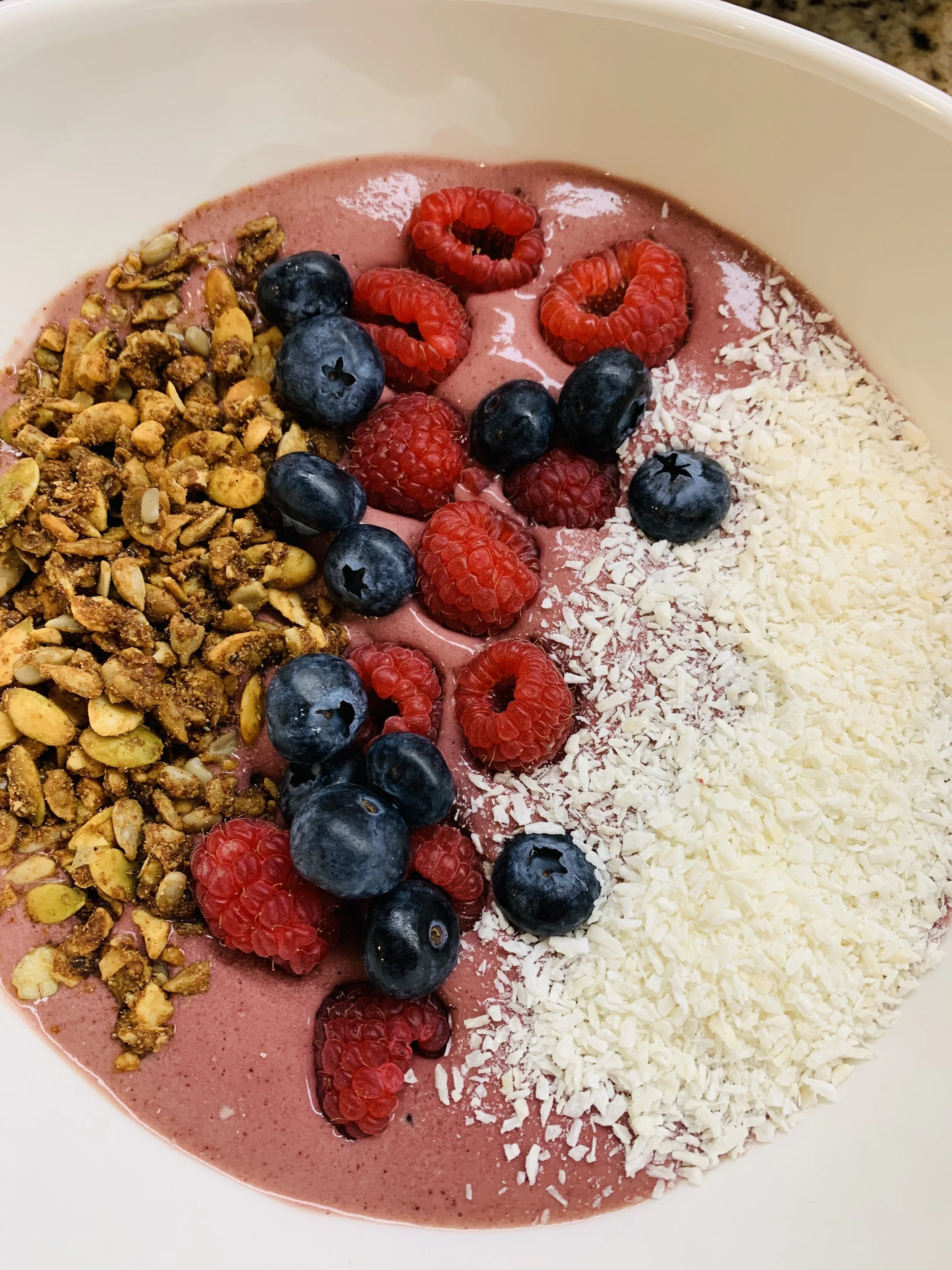 Raspberry Acai Bowl