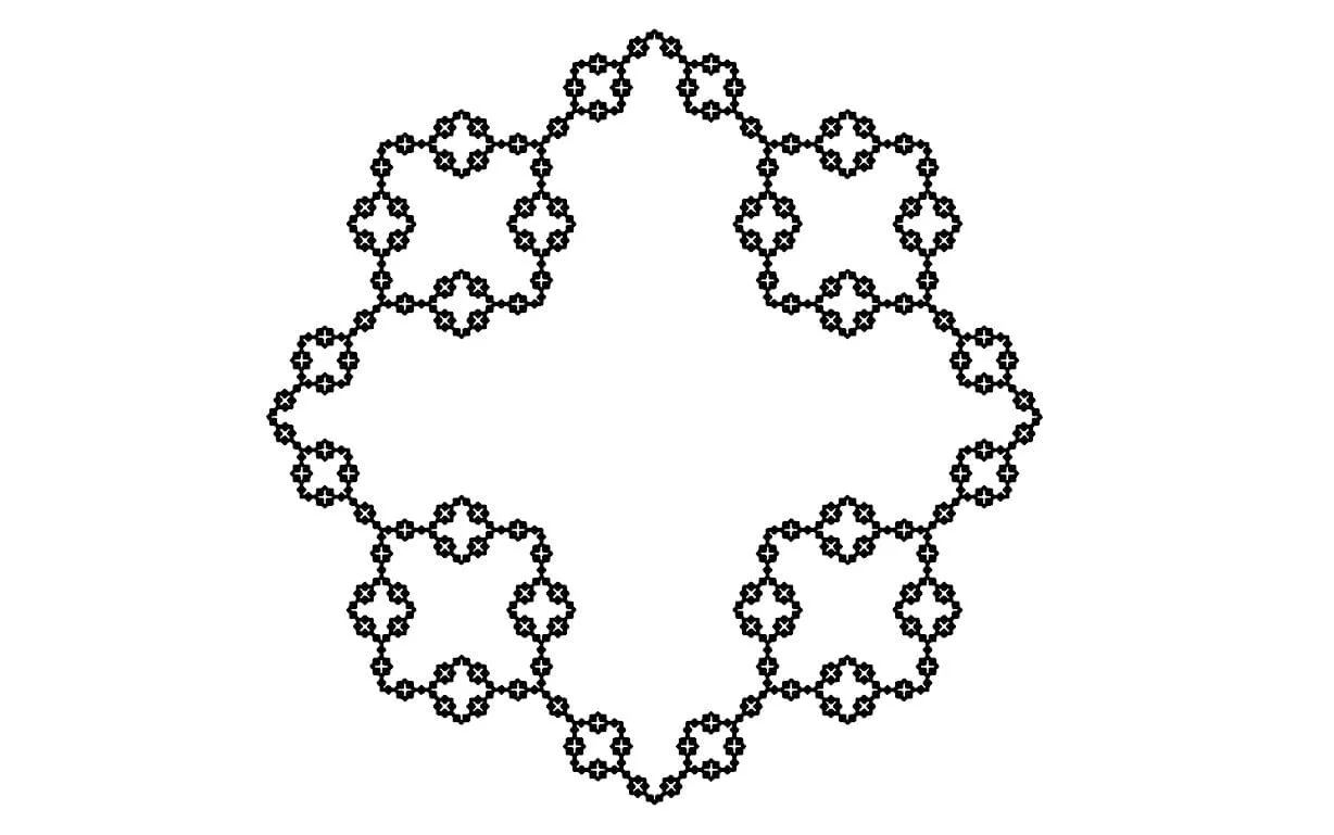koch snowflake, 4, 45, III - 5-min.JPG