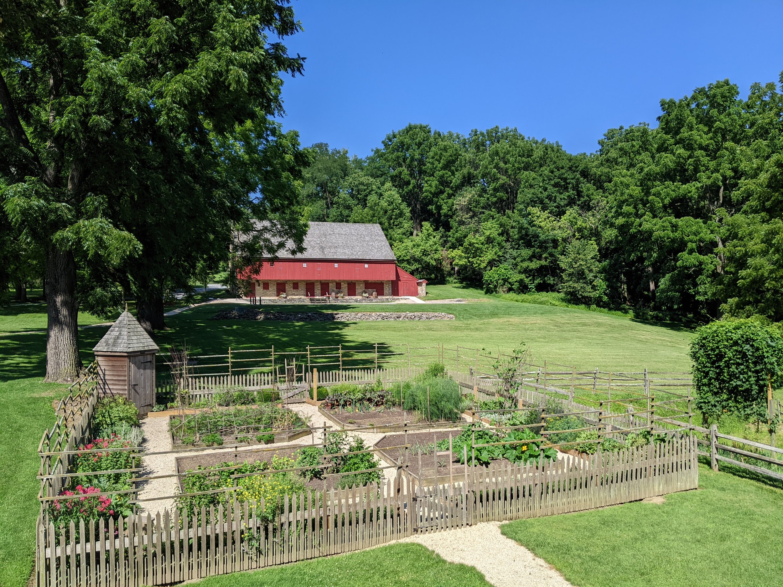 Barn and Kitchen Garden blue skies photo 2.jpg