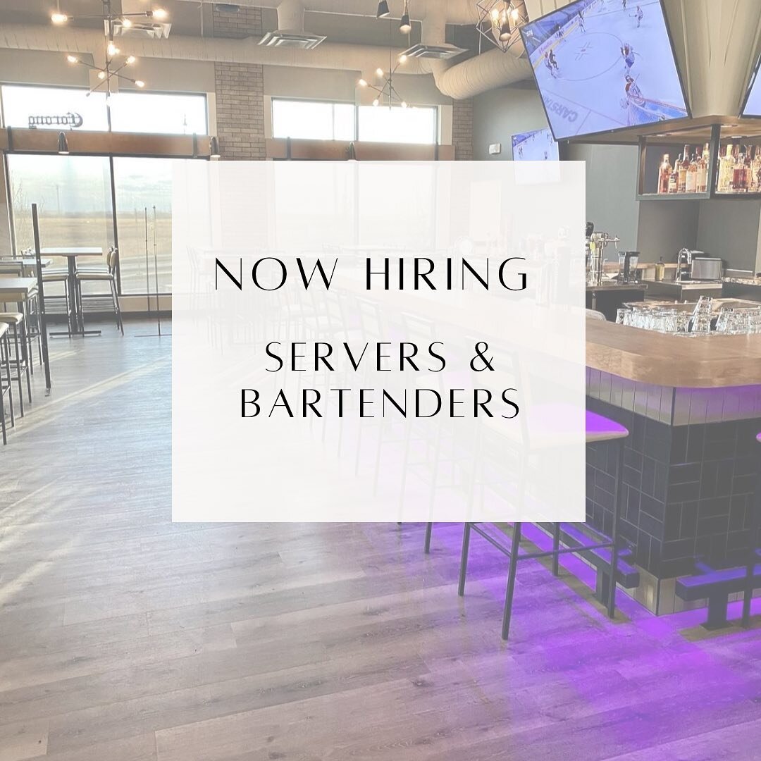 Join our team! We are currently seeking bartenders and servers to add to our team. Email your resumes to theridge.manager.stalbert@gmail.com