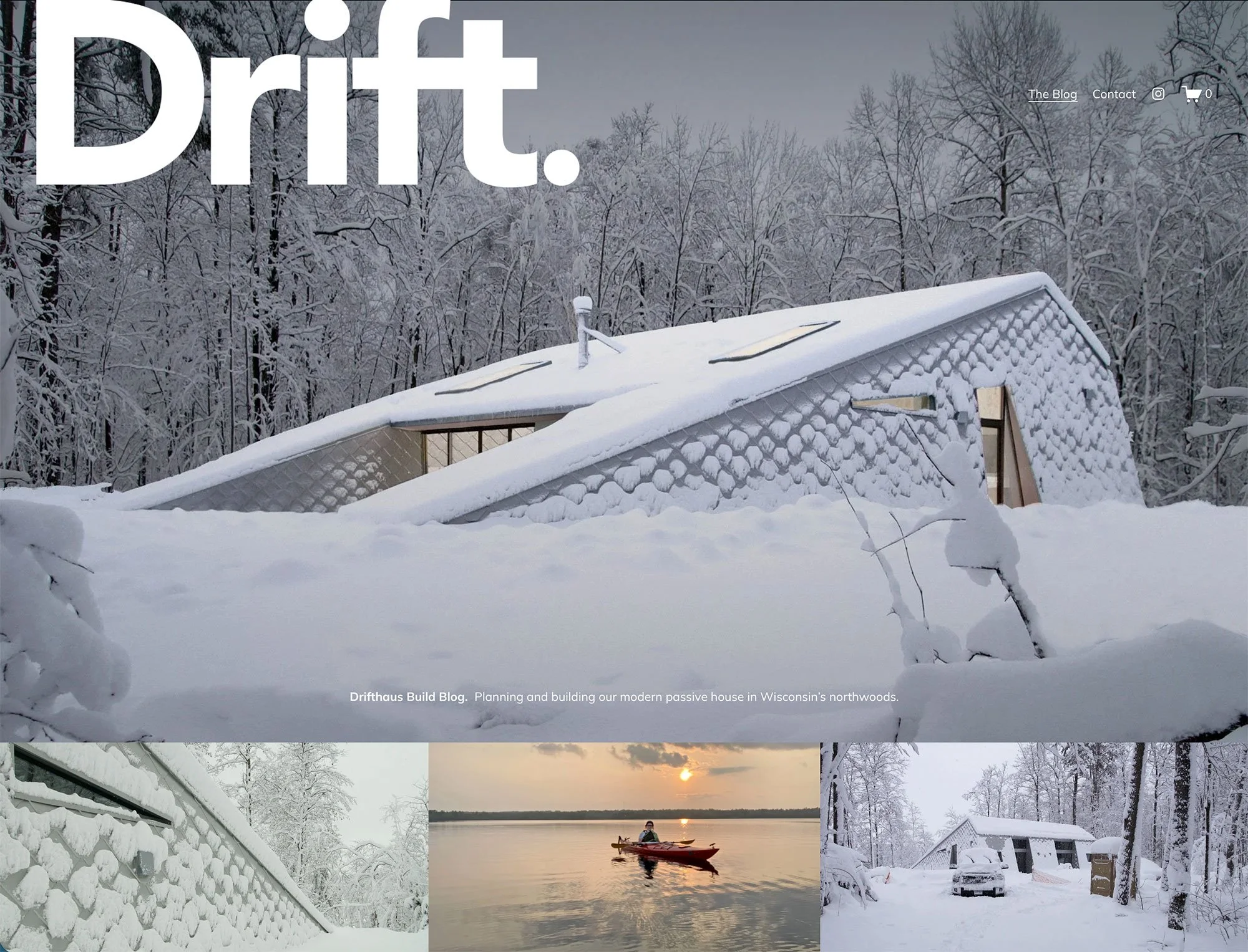 Drifthaus Build Blog home page