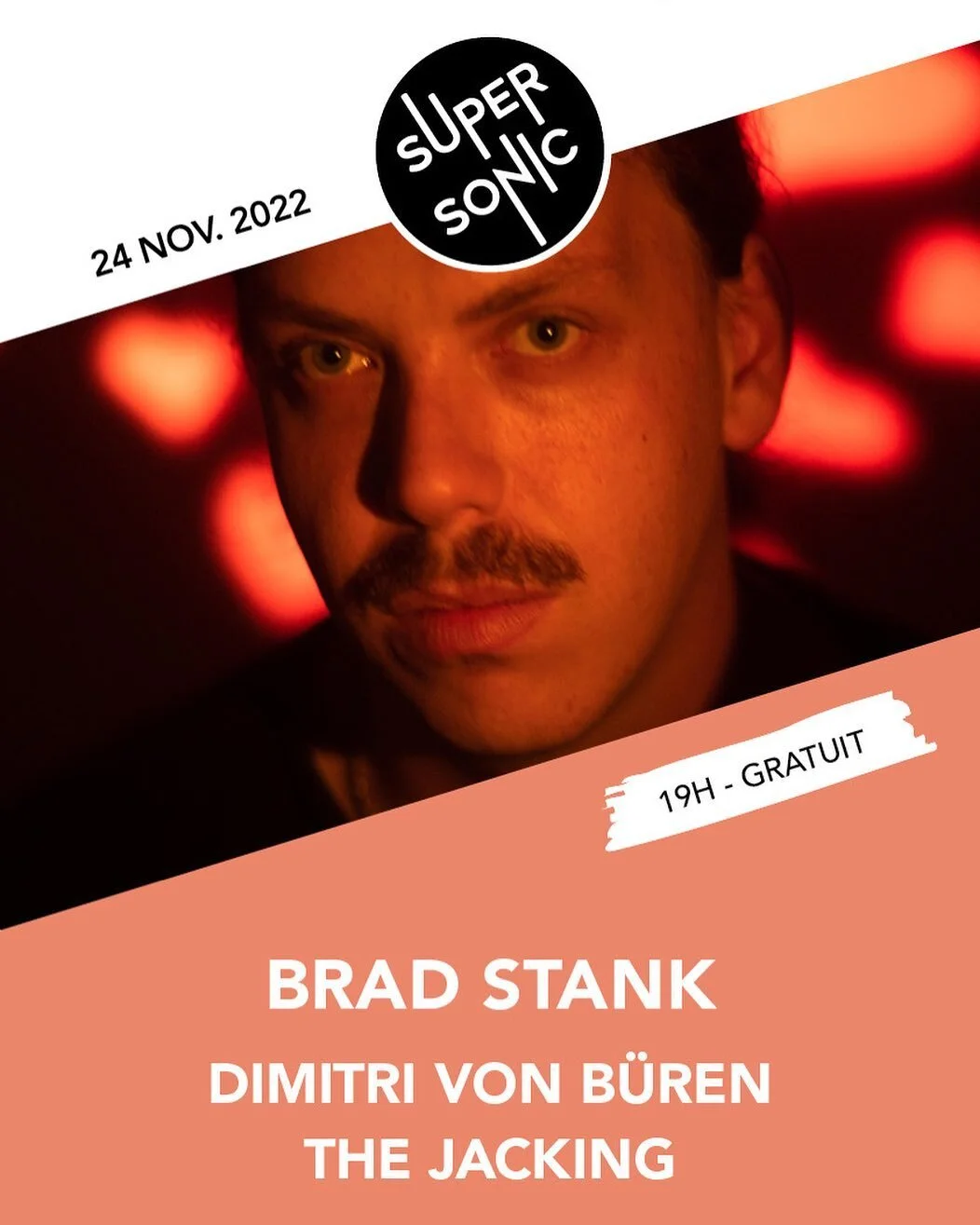 [📍LIVE] Next live with the band at @supersonicclub, Paris, November 24, 2022!! 

It&rsquo;s more than an honour and a great pleasure to share the stage with the King @bradstank from Liverpool, definitely one of my favorite artists, on the occasion o
