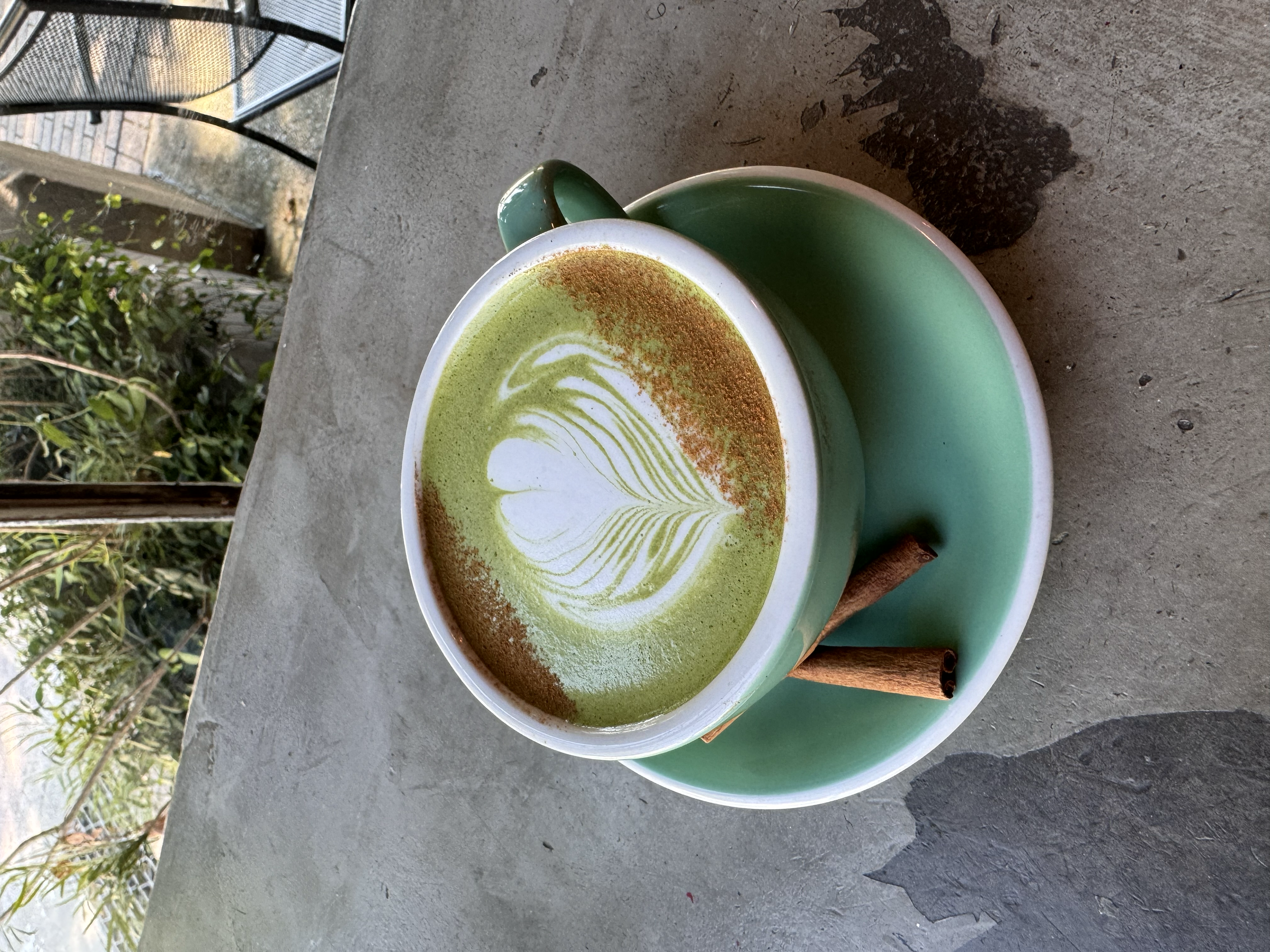 apple cinnamon matcha