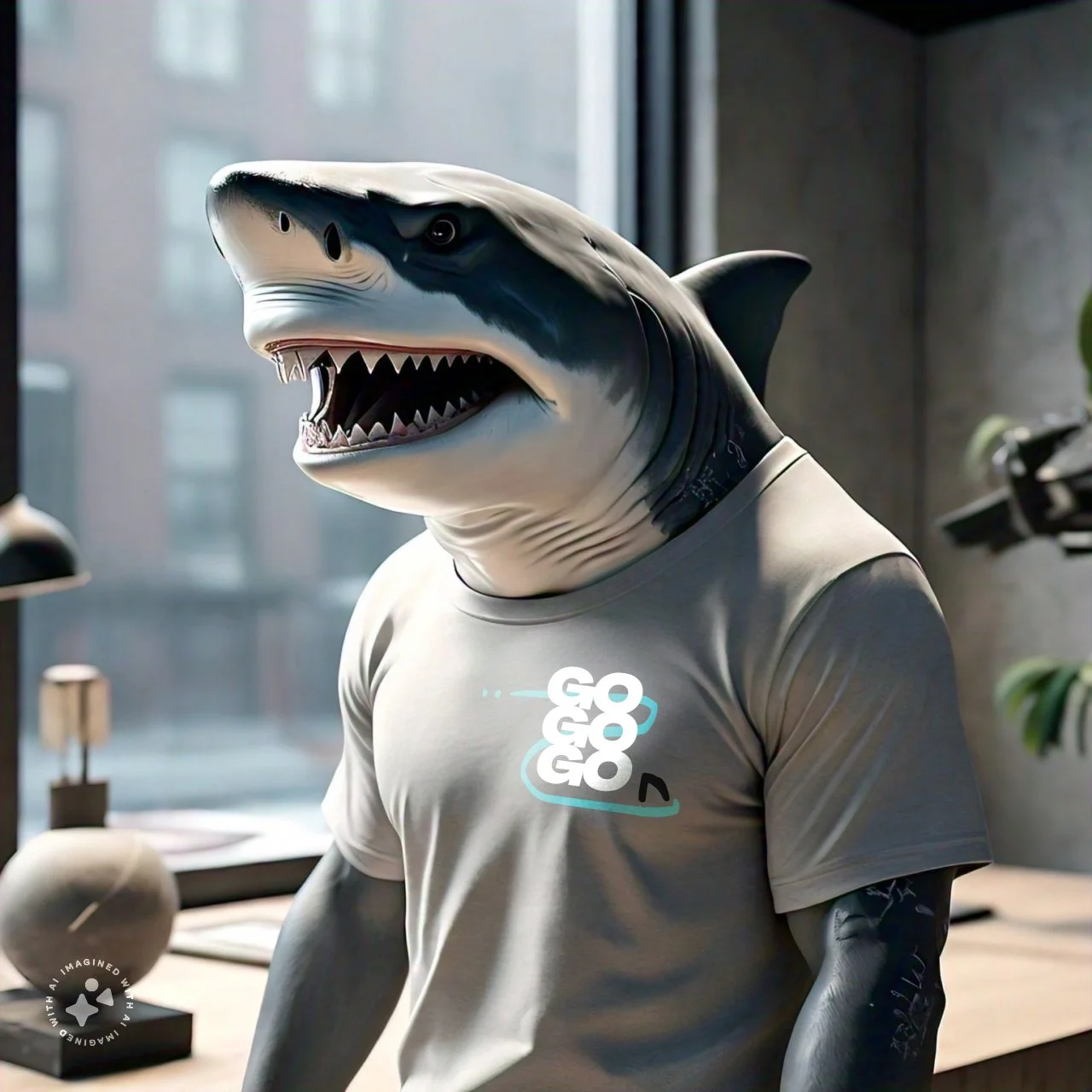 a_great_white_shark_as_a_streetwear_model_wearing_a_bone_grey_t_shirt_GO.jpg