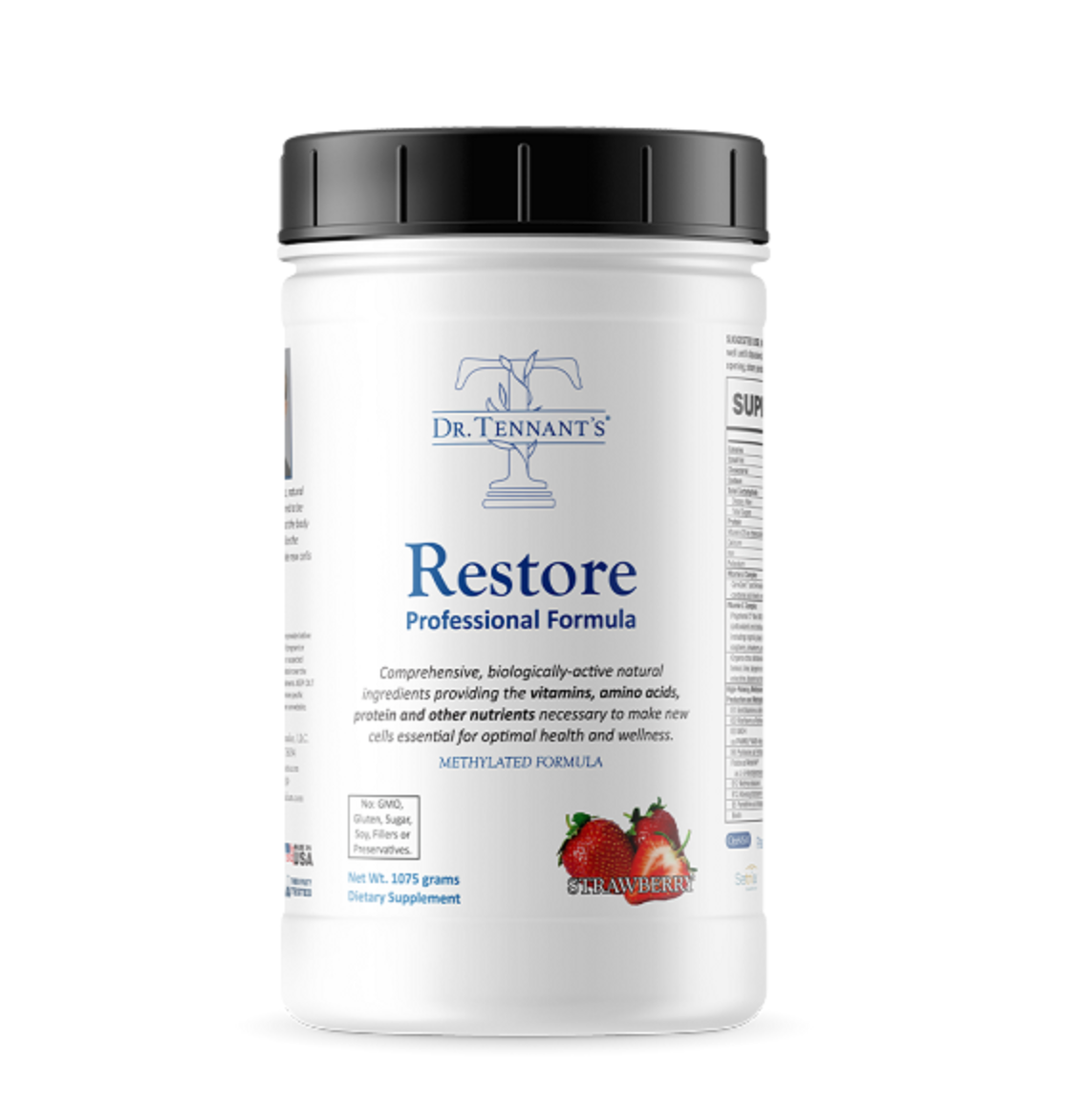 Dr. Tennant's® RESTORE™ Professional Formula - Strawberry - 1075g.png