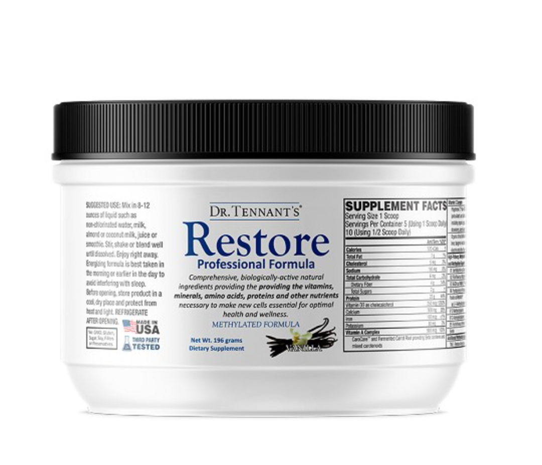 Dr. Tennant's® RESTORE™ Professional Formula 5-Serving Travel Size - Vanilla.png