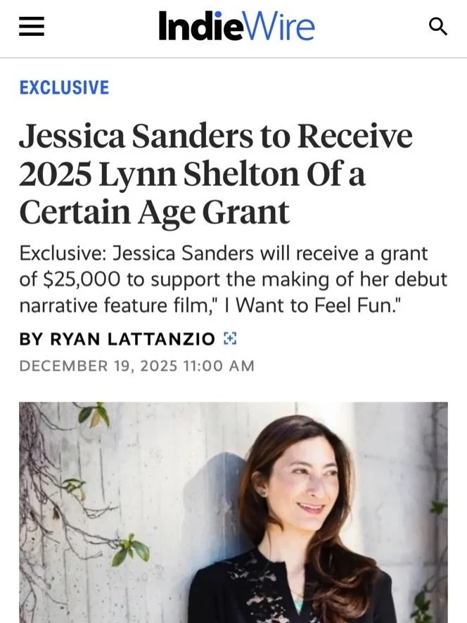 Jessica wins the Lynn Shelton Award!