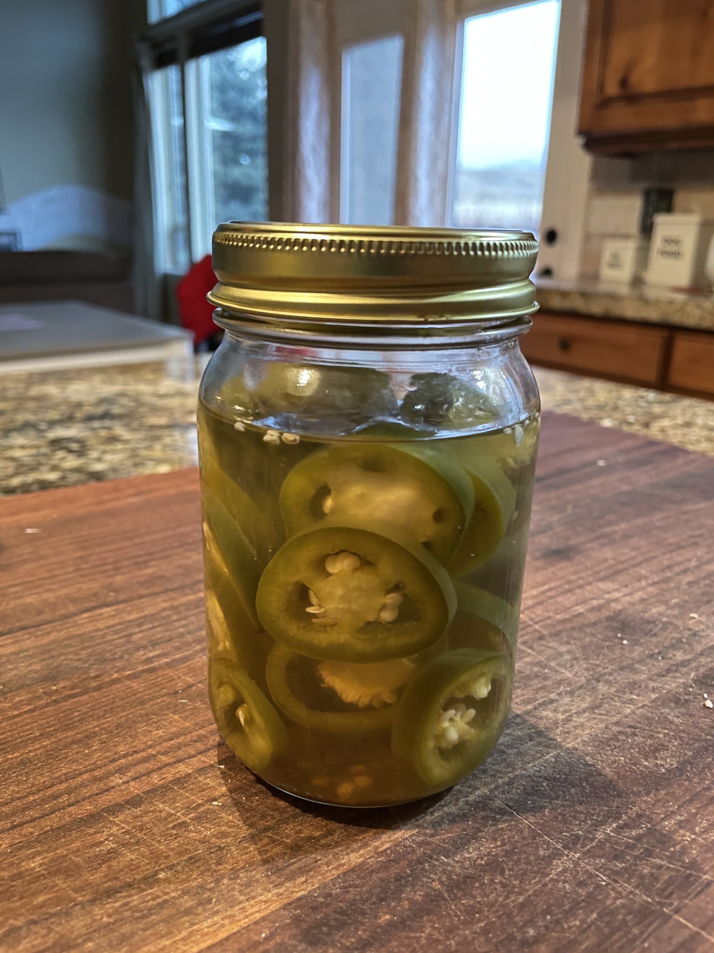 Homemade Pickled Jalapeños