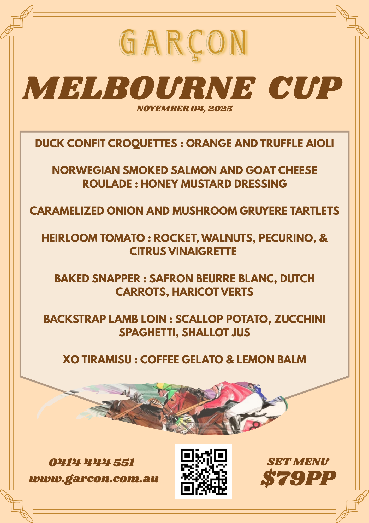 🏆 GARÇON'S MELBOURNE CUP CELEBRATION 🐎