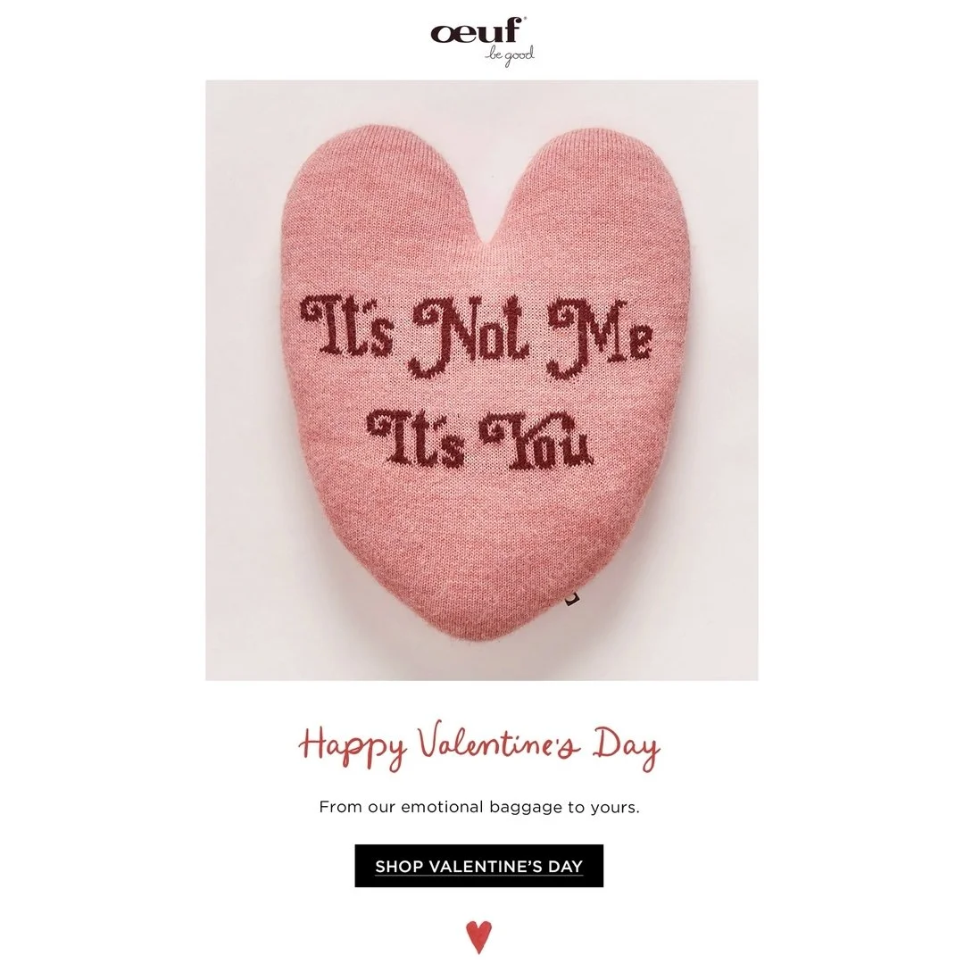 "From our emotional baggage to yours." Copywriting by @janette, photo &amp; graphic design by the Oeuf team. #nous___work