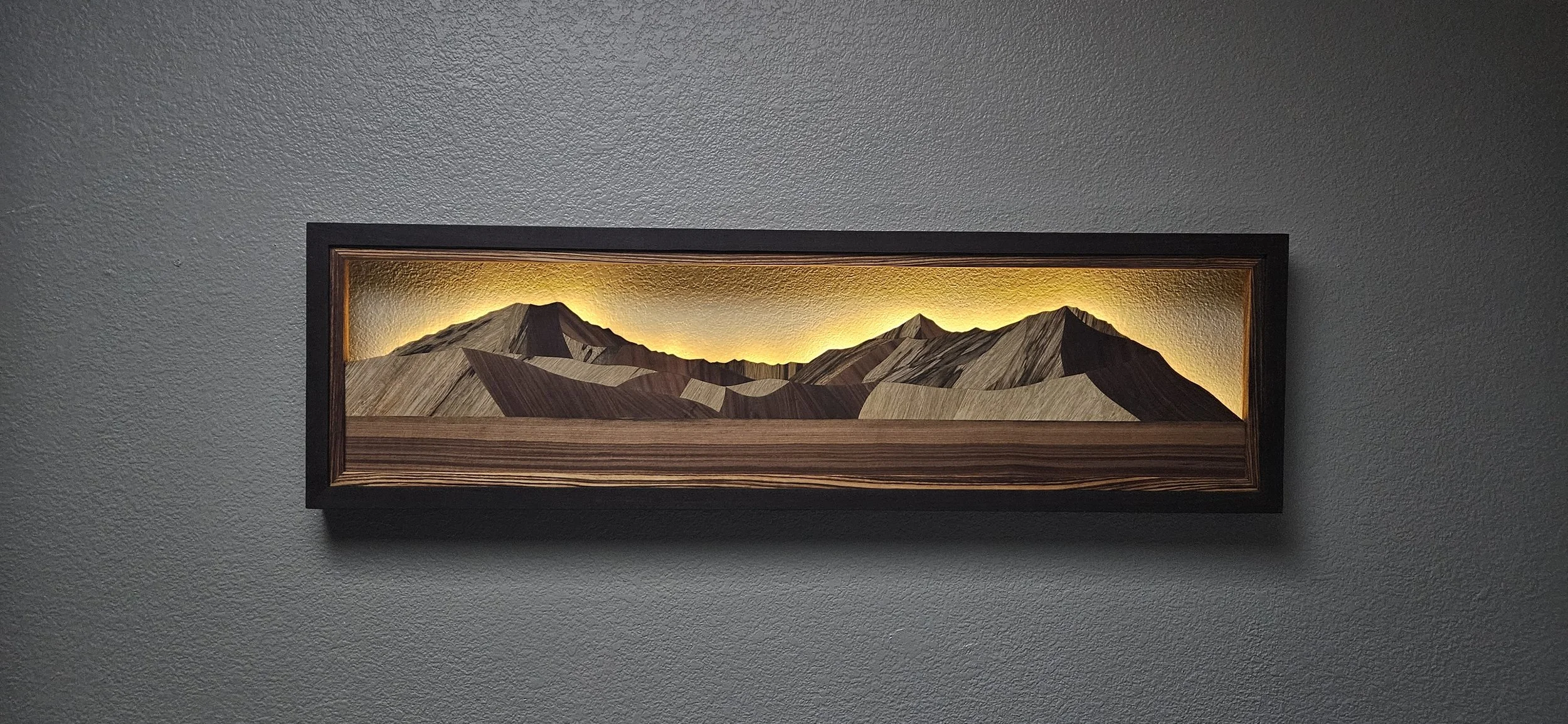 Three Sisters 43" x 13"
