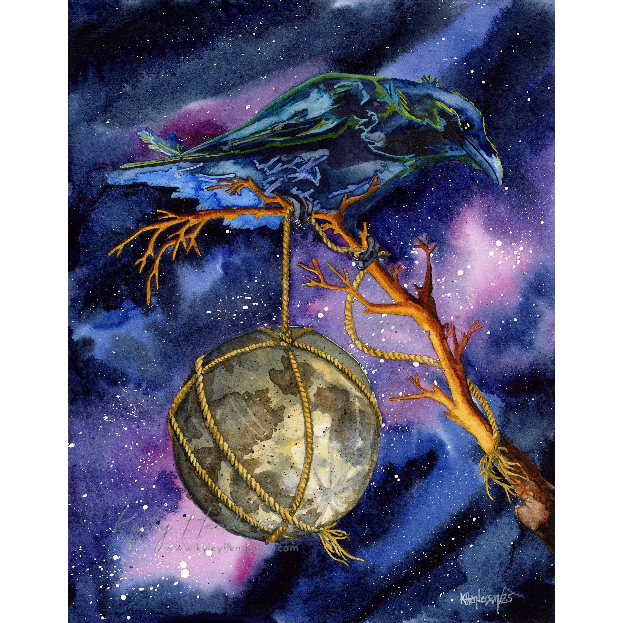 Moon on A String
2025
11x14" Watercolor