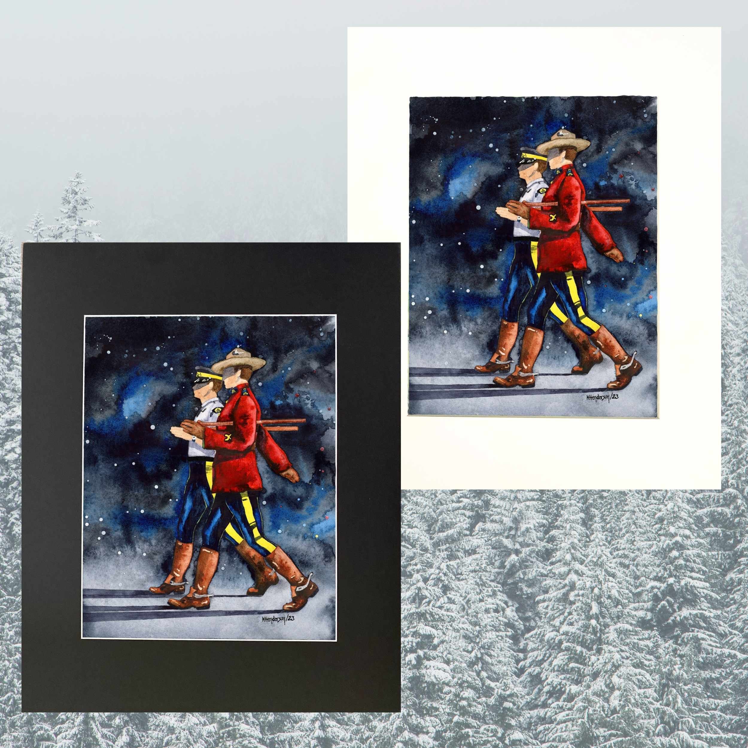 RCMP Graduation Academy Painting