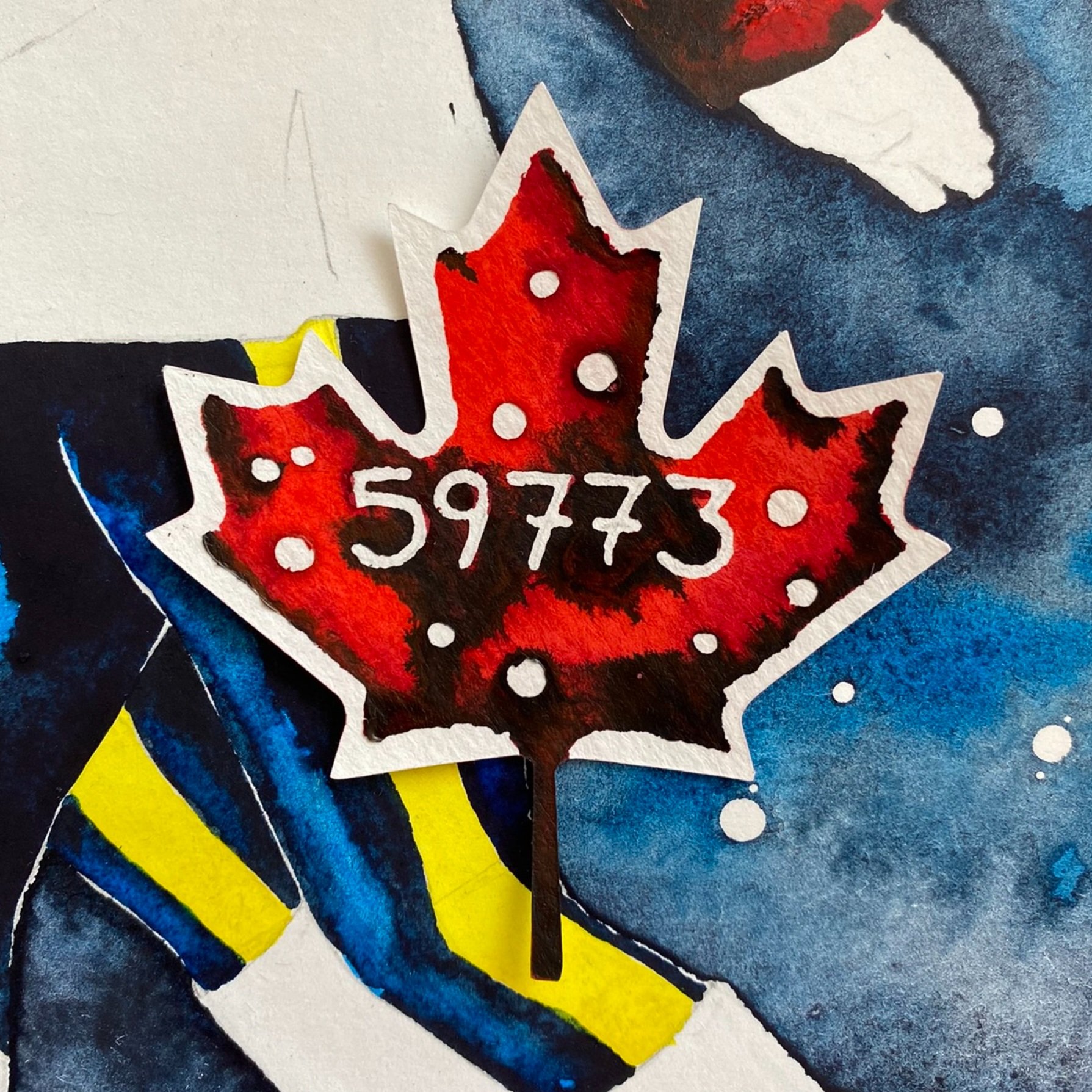 RCMP customization Emblem Watercolor