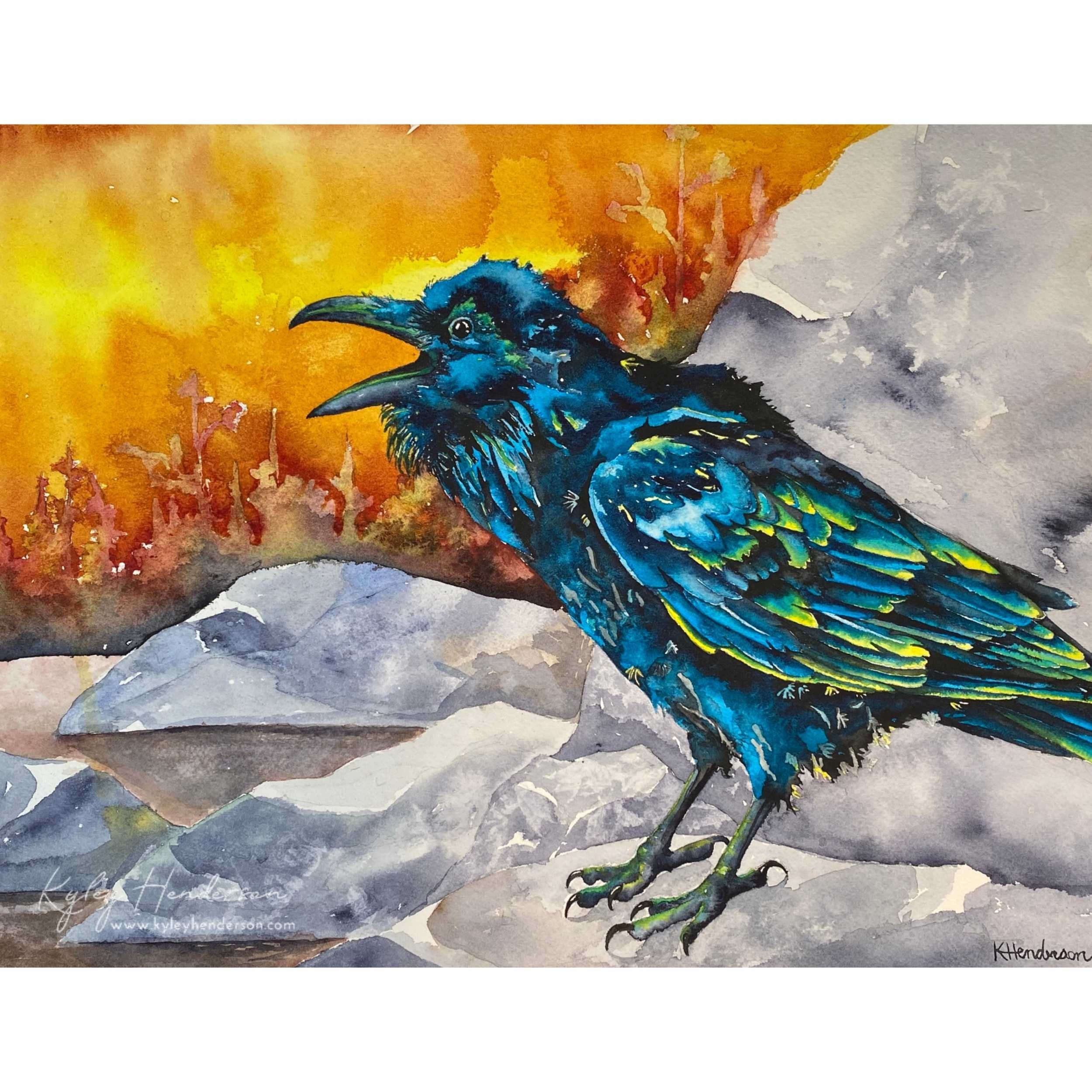 Changing 2019 11x15" watercolor