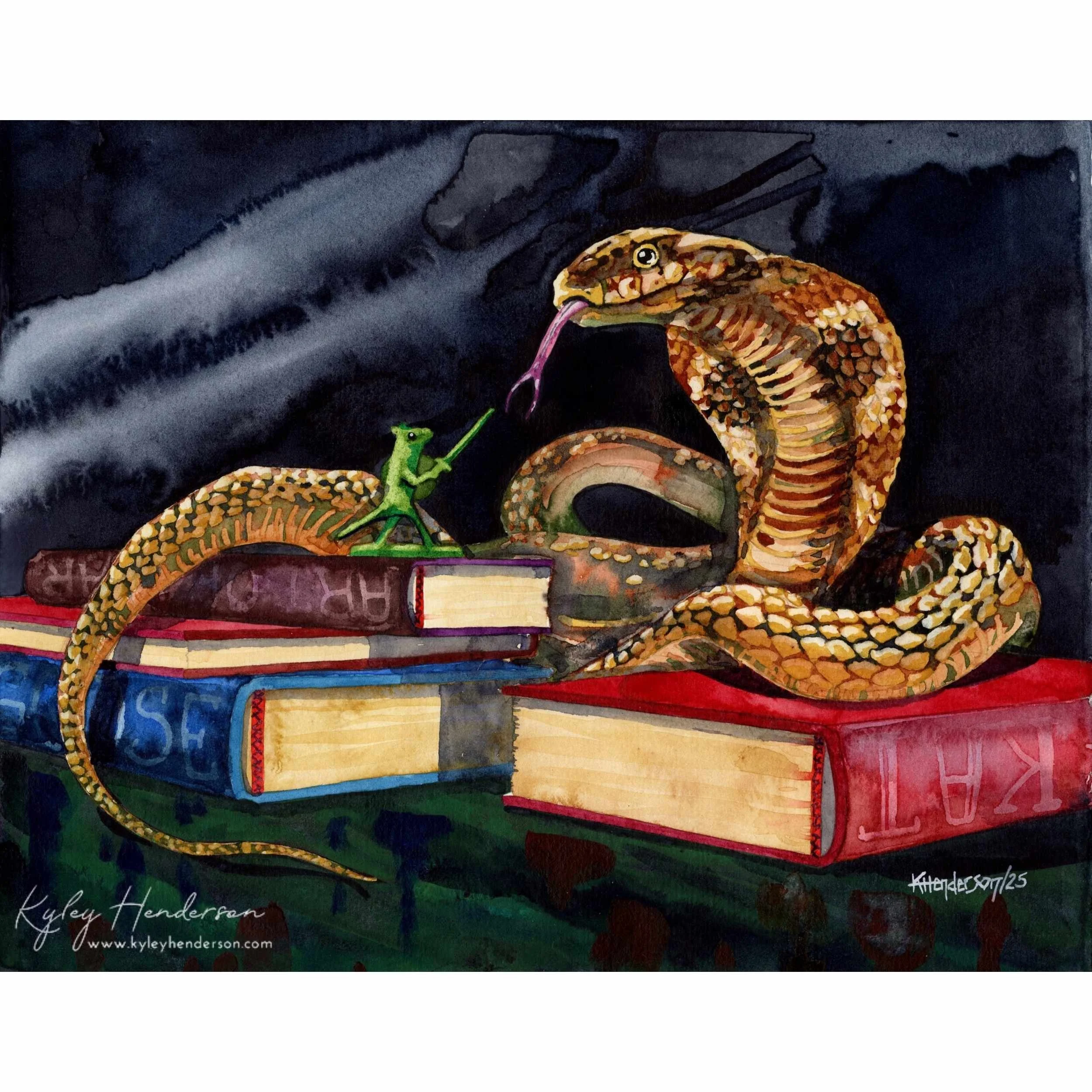 Predator or Prey
2025
8x10" Watercolor