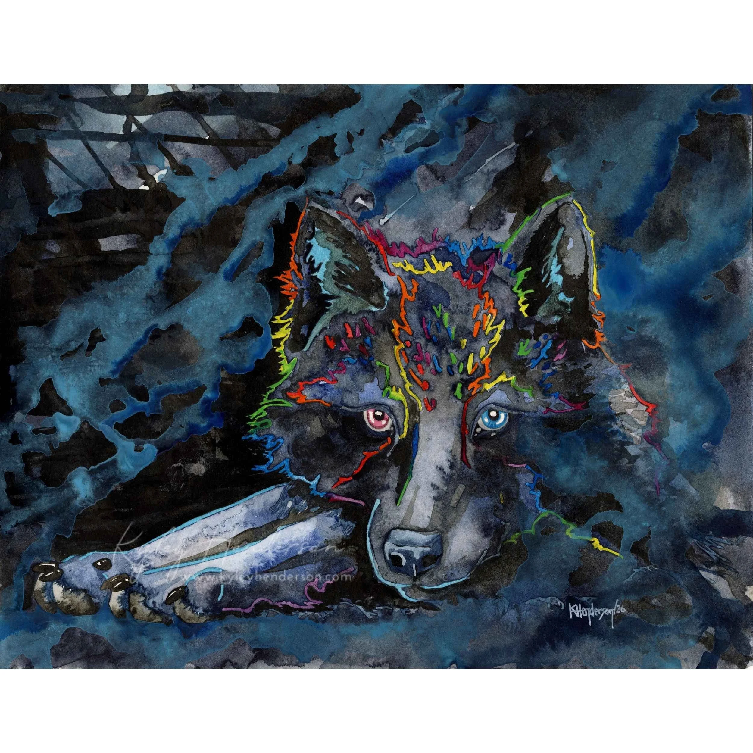 Not Alone II
2026
11x14" Watercolor & Indian Ink