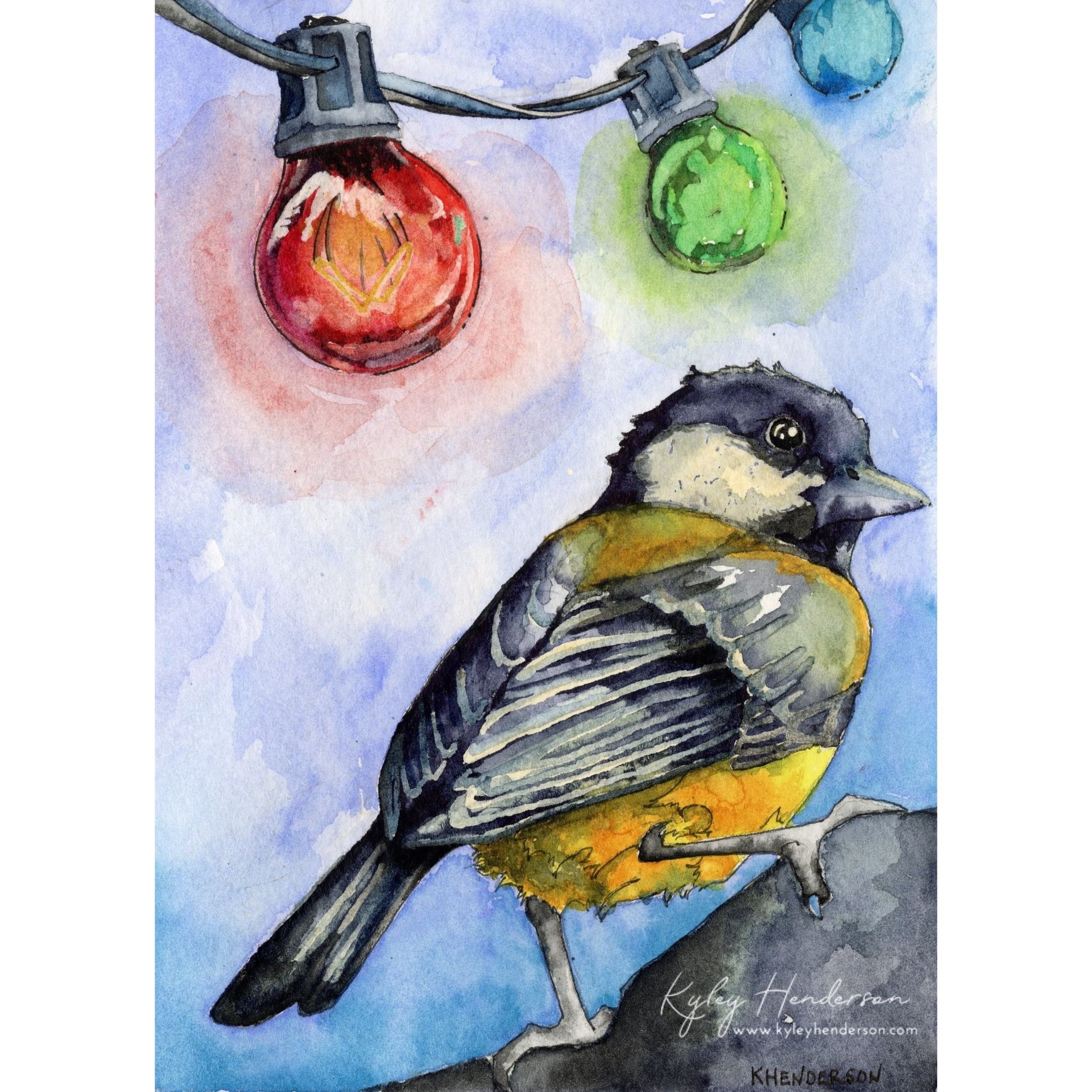 Dee Dee Dee 2019 5x7" Watercolor [SOLD Lethbridge, AB]