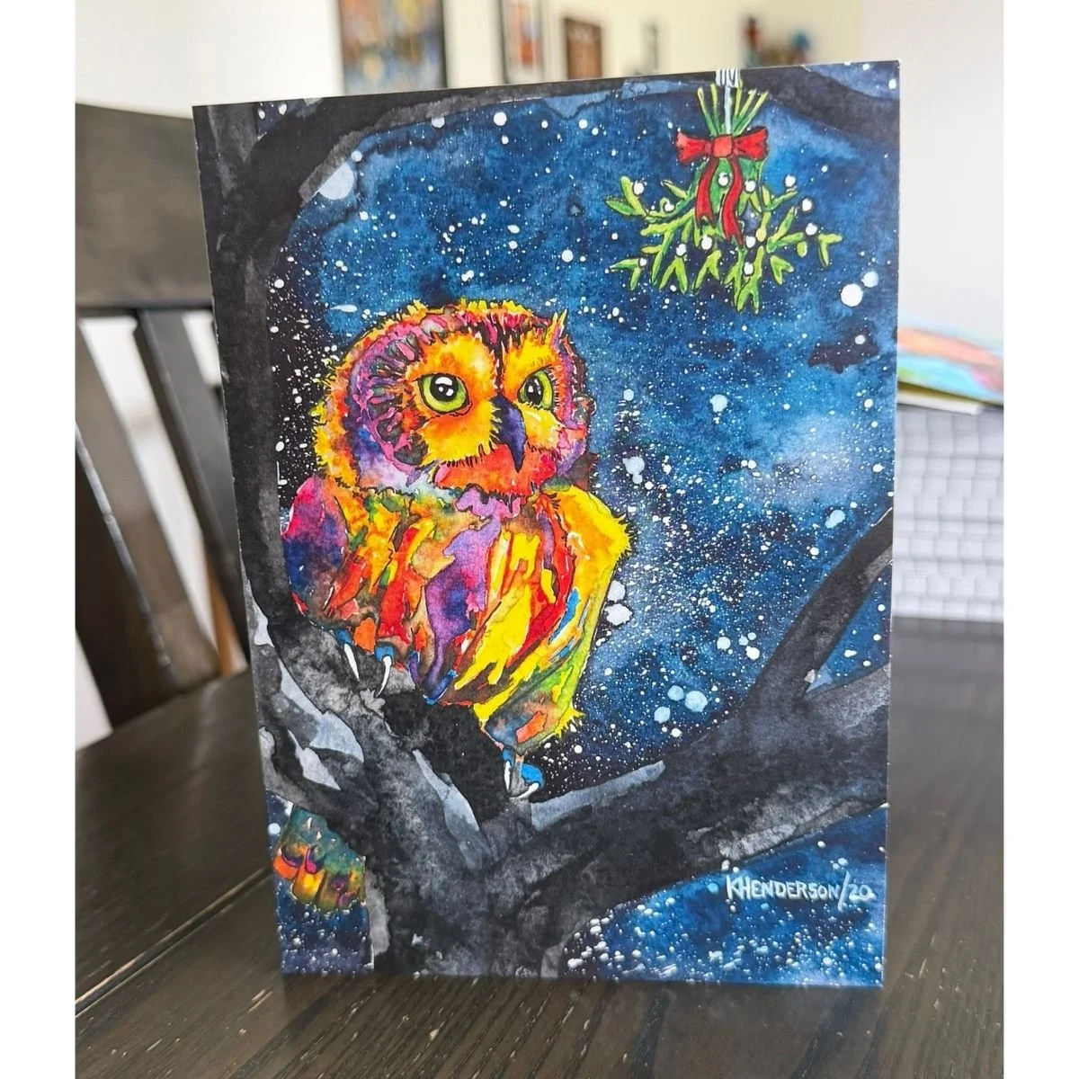Festive Owl Card