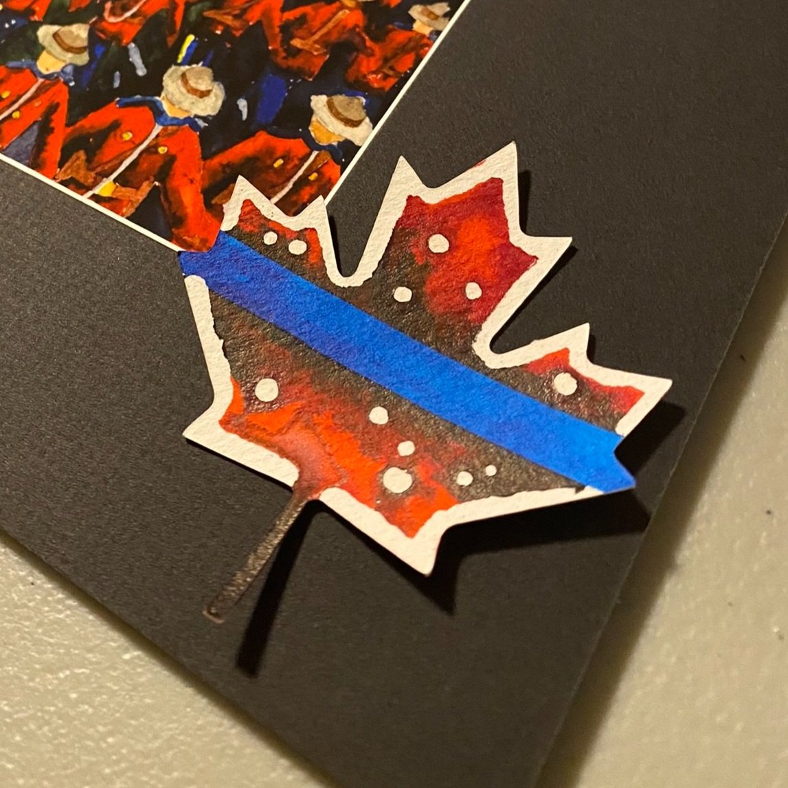 Thin Blue Line RCMP Customization Gift