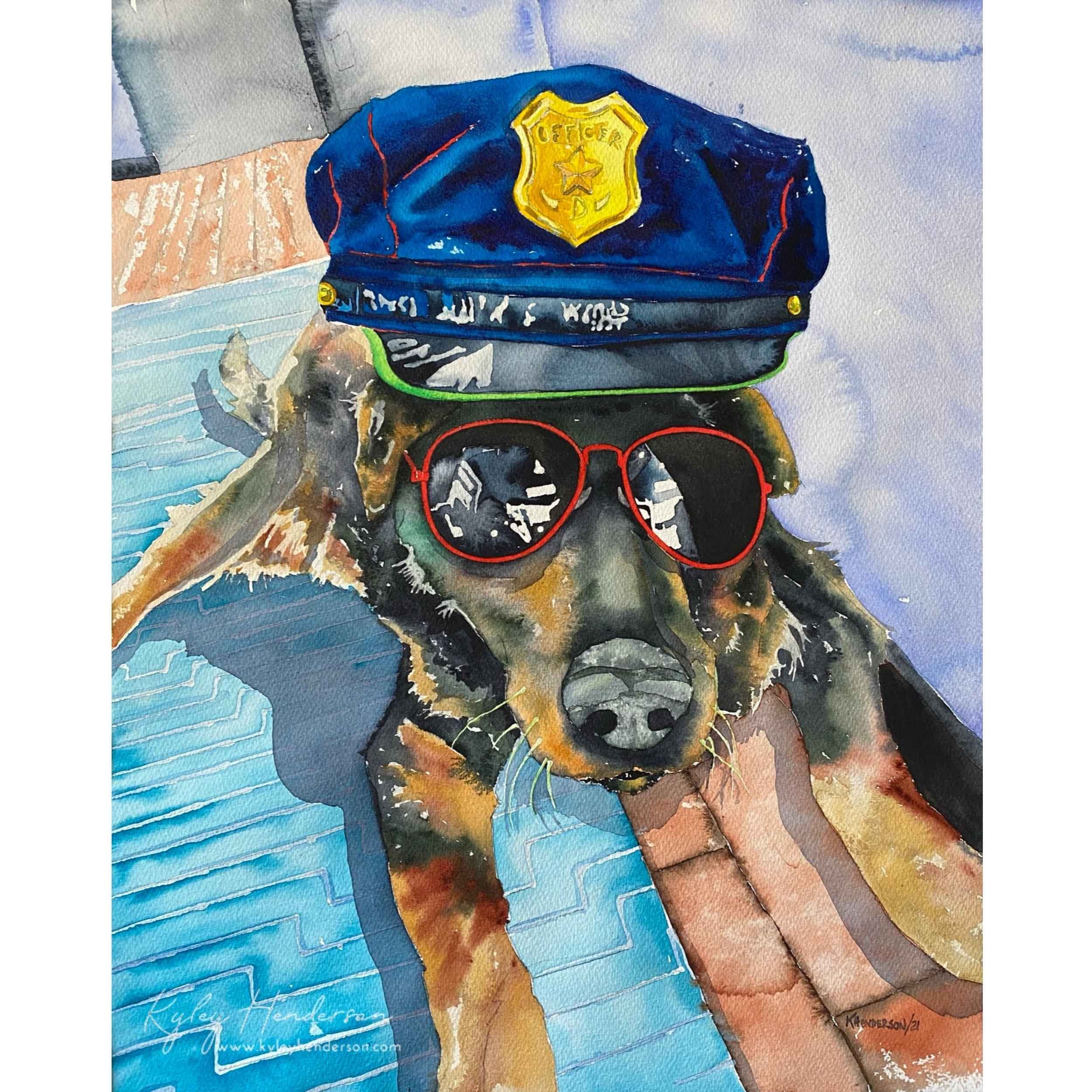 Police K9 Retirement gift