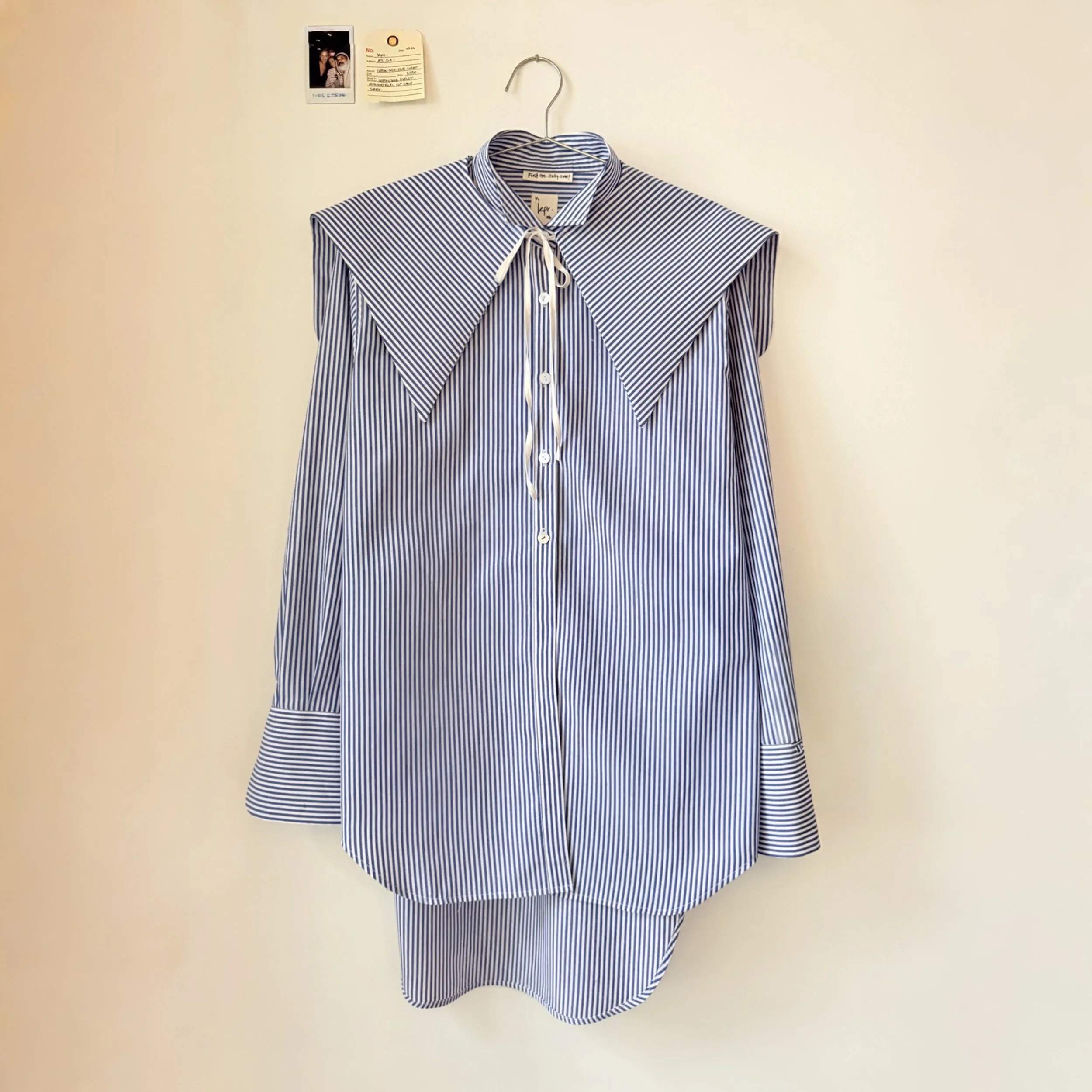 Poplin Stripe Tux Tunic