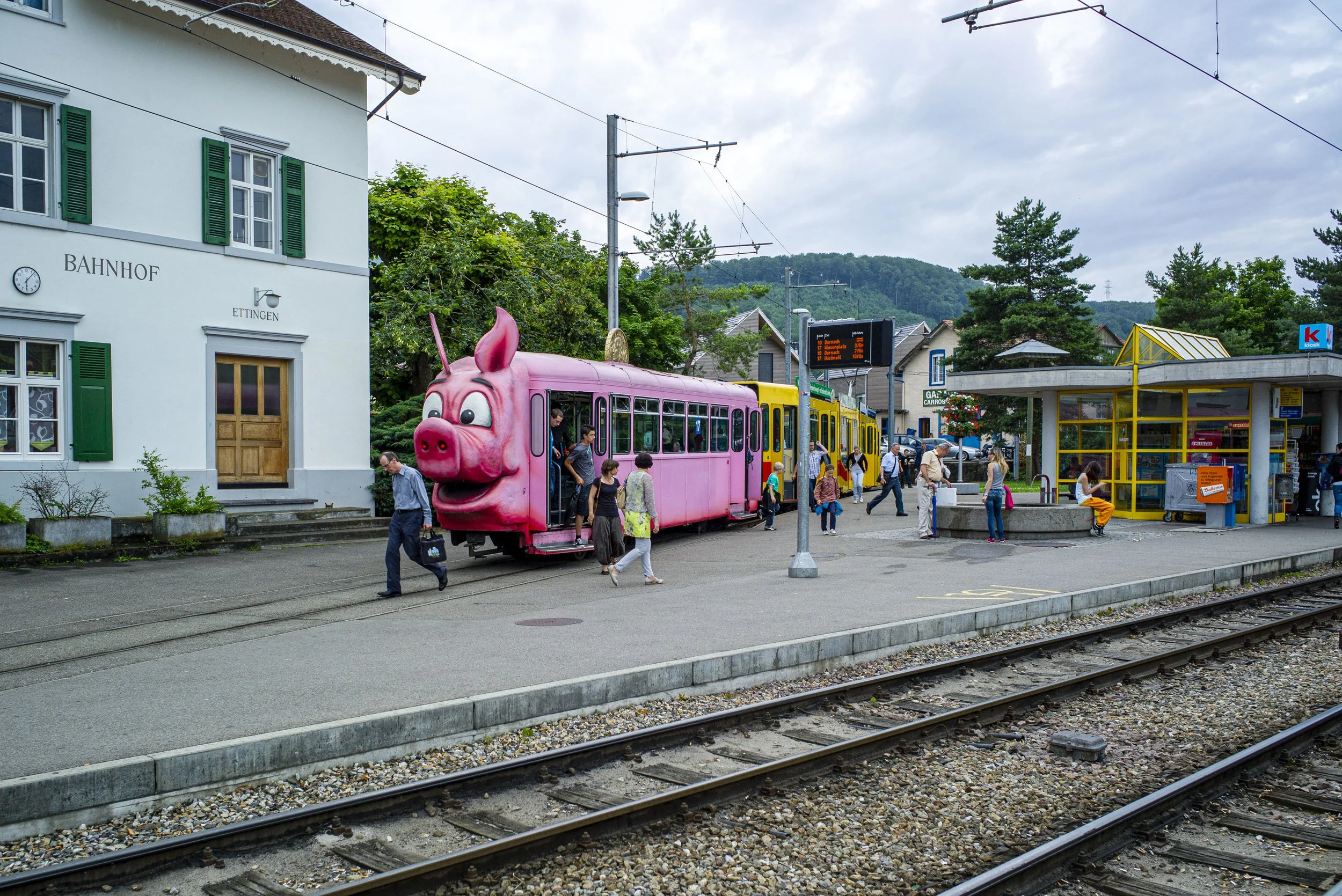 Säulianhänger der BLT, Ettingen 2012-06