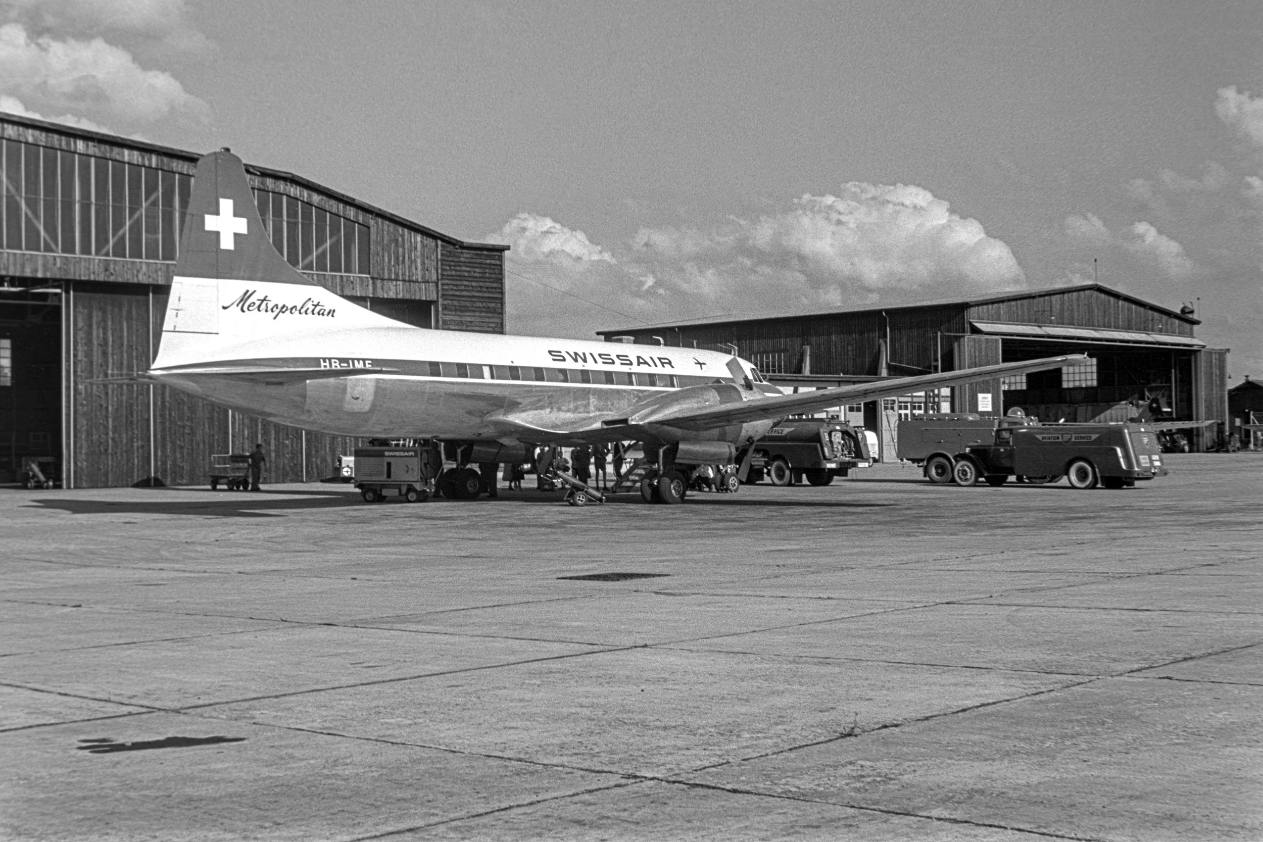 Swissair CV-440 HB-IMF 1956, Foto P. Kalt
