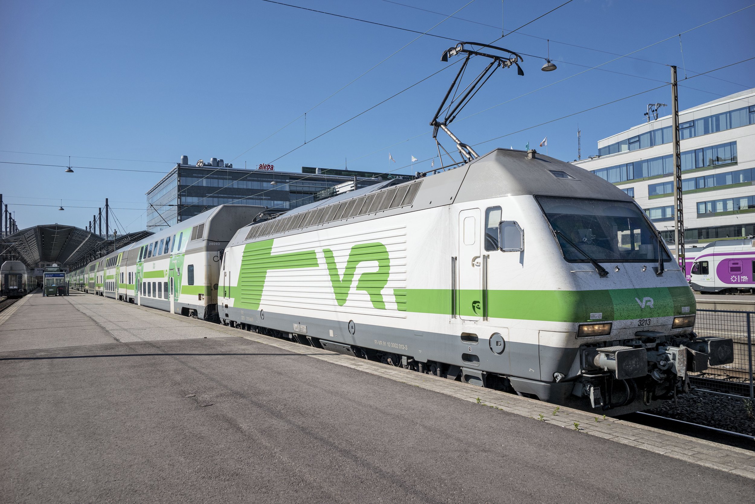 VR Sr2 3213, Helsinki Mainstation. 2019-06