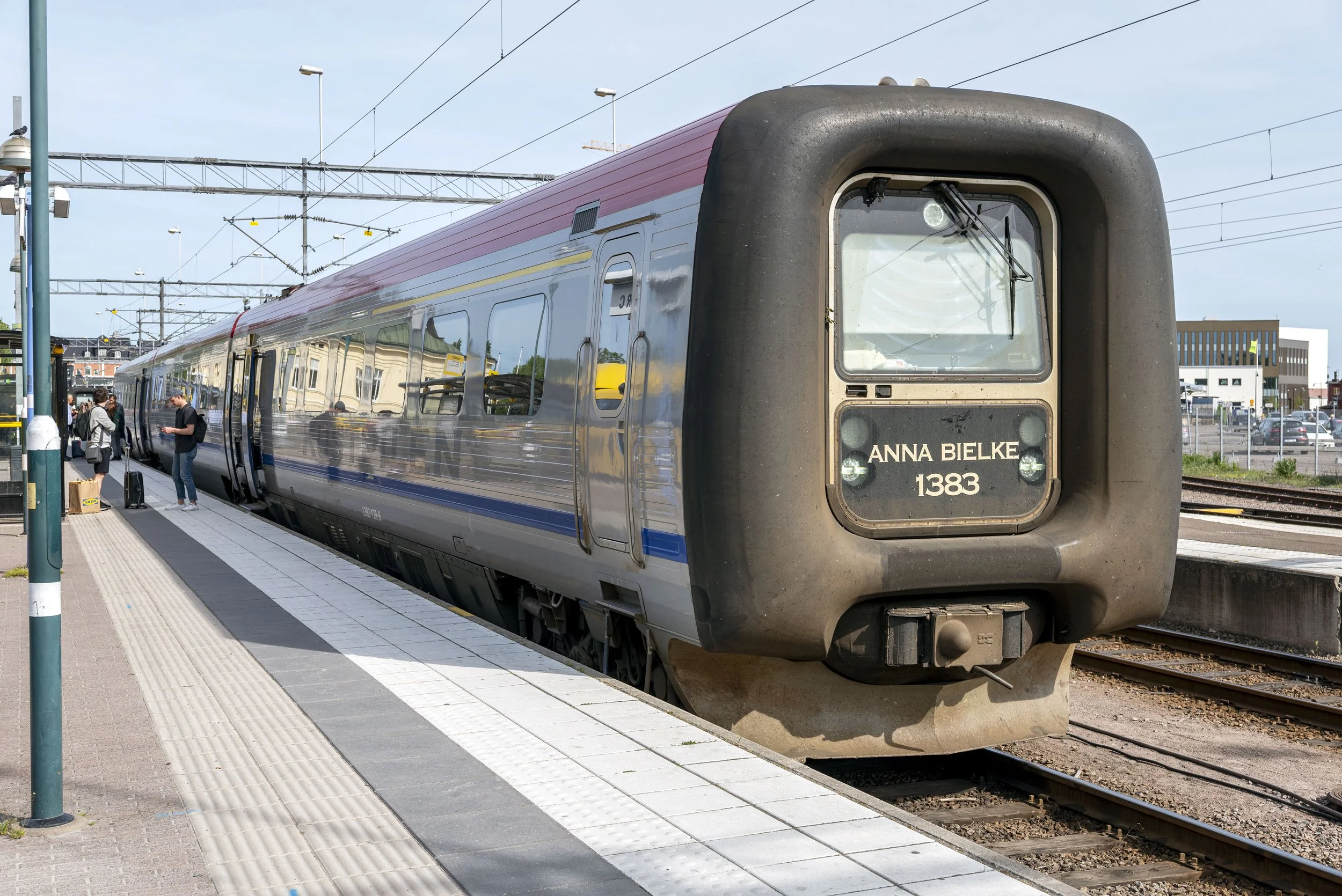 Dieseltriebzug Y2K "Anna Bielke" in Kalmar Schweden. 2019-06-02 