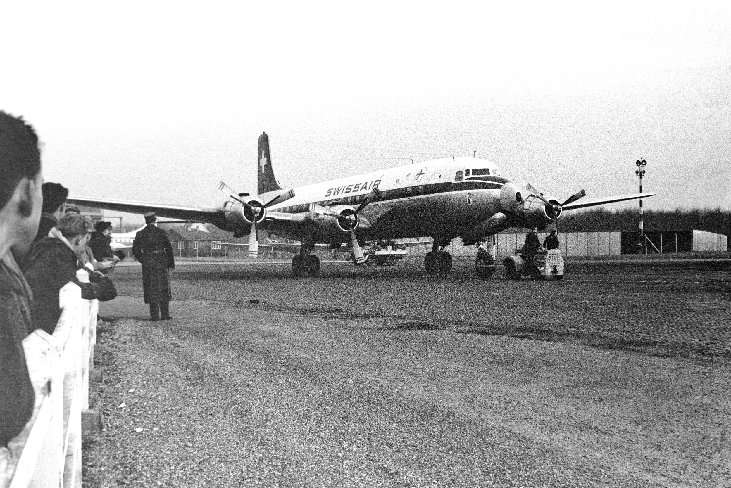 Swissair. Foto P. Kalt