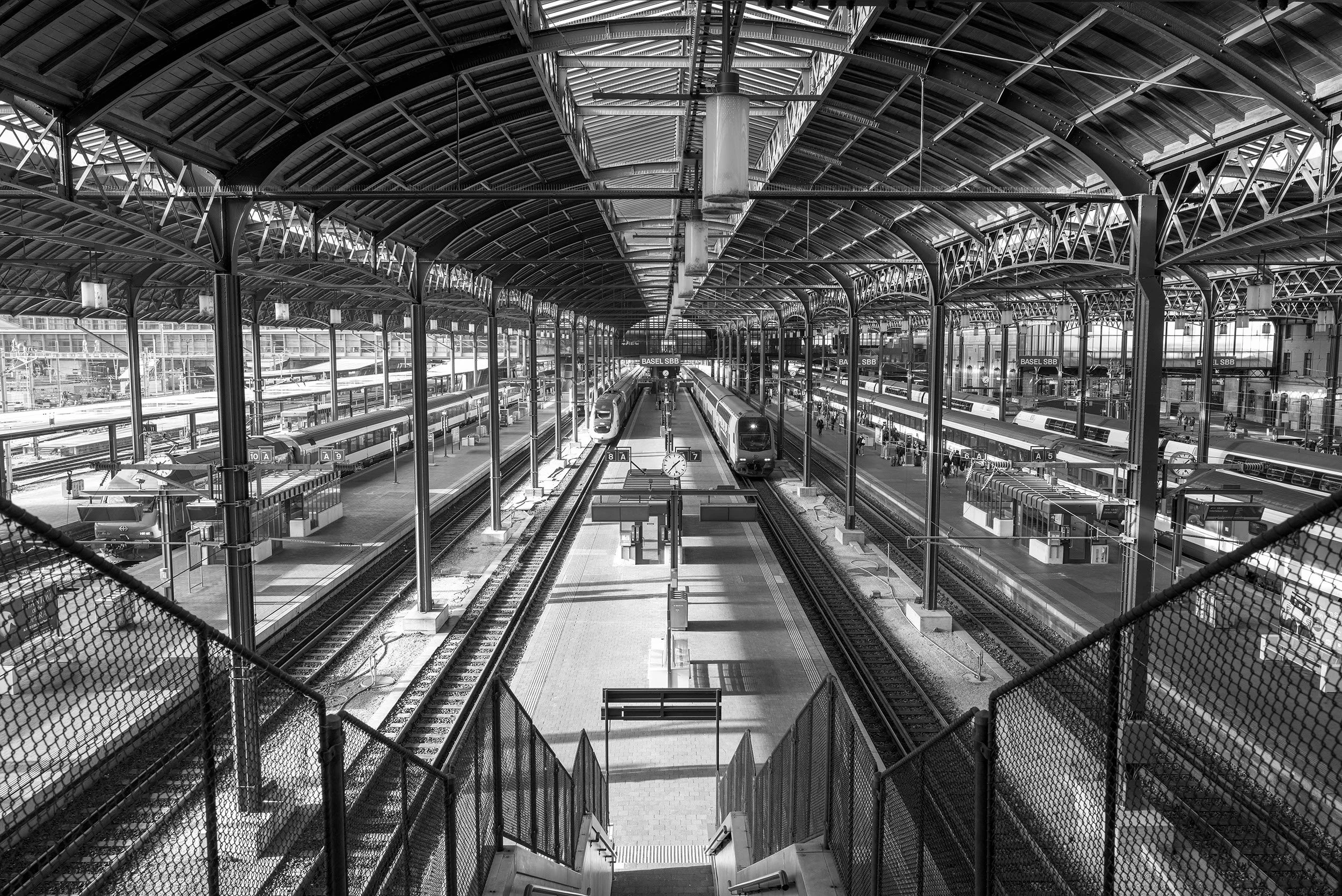 Bahnhof/ Mainstation SBB Basel. 2024-12