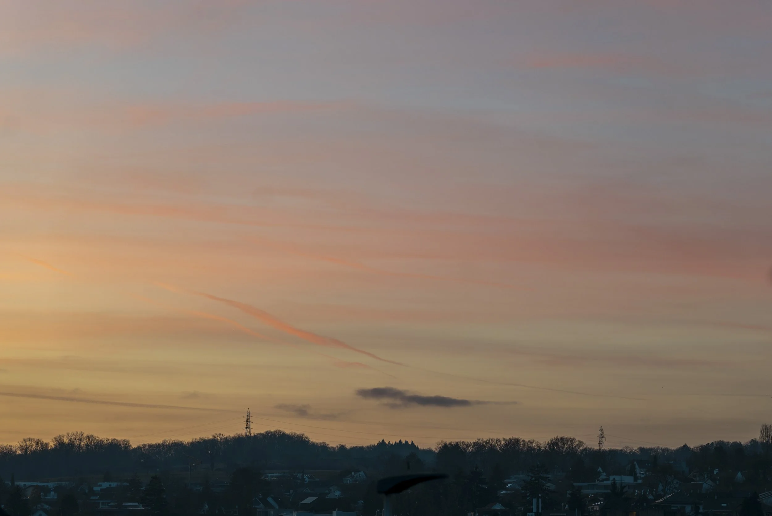 Dämmerung nach Sonnenuntergang. 2025-11