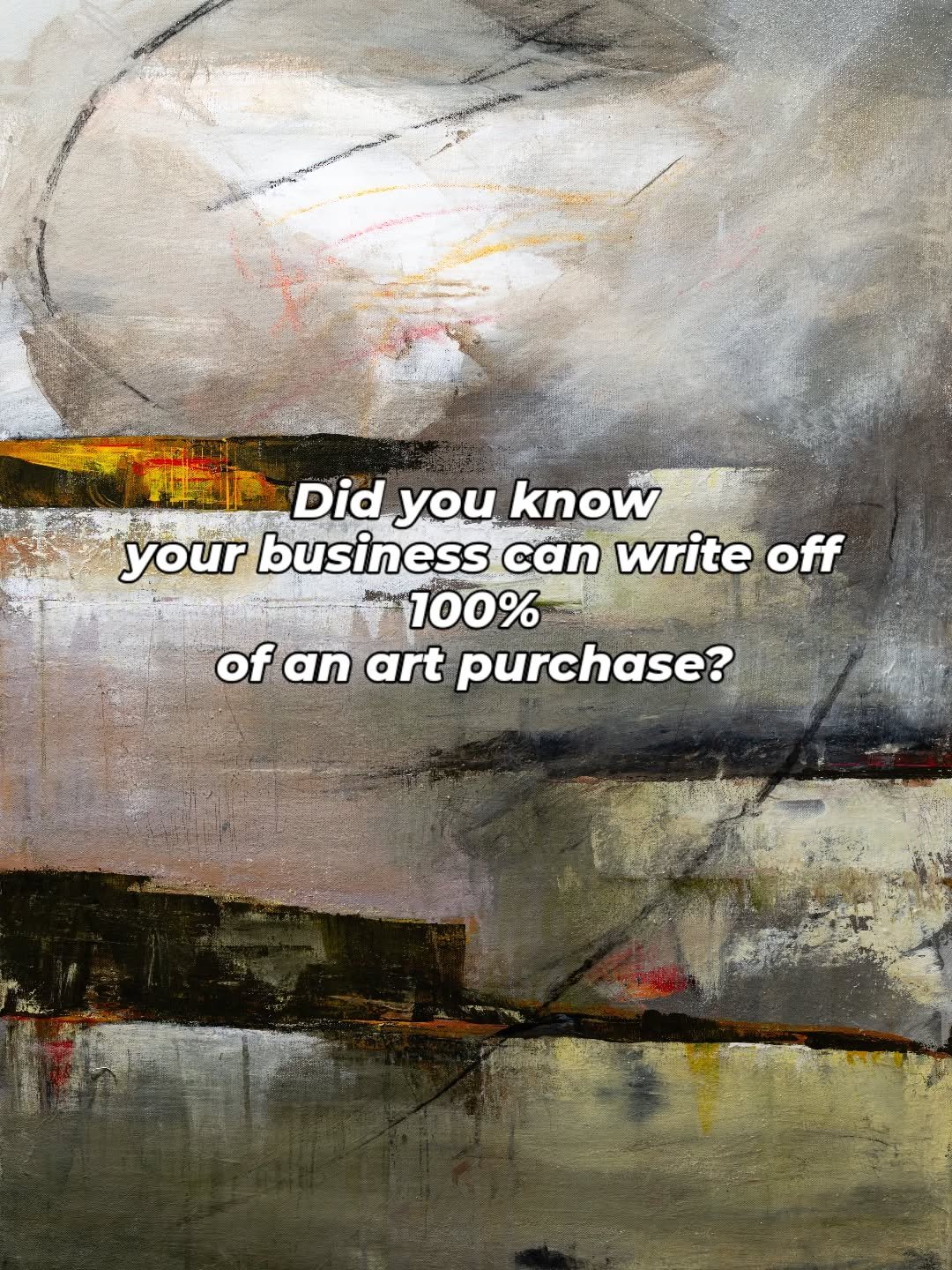 Yep, under the ATO&rsquo;s instant asset write-off scheme, eligible small businesses can claim the full cost of artwork for their office as a tax deduction. 🎨💼

But don&rsquo;t leave it too late&mdash;the clock&rsquo;s ticking!

Now&rsquo;s the per