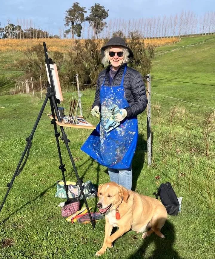 Painting with Cows:             Plein Air Painting in Rural Western Australia