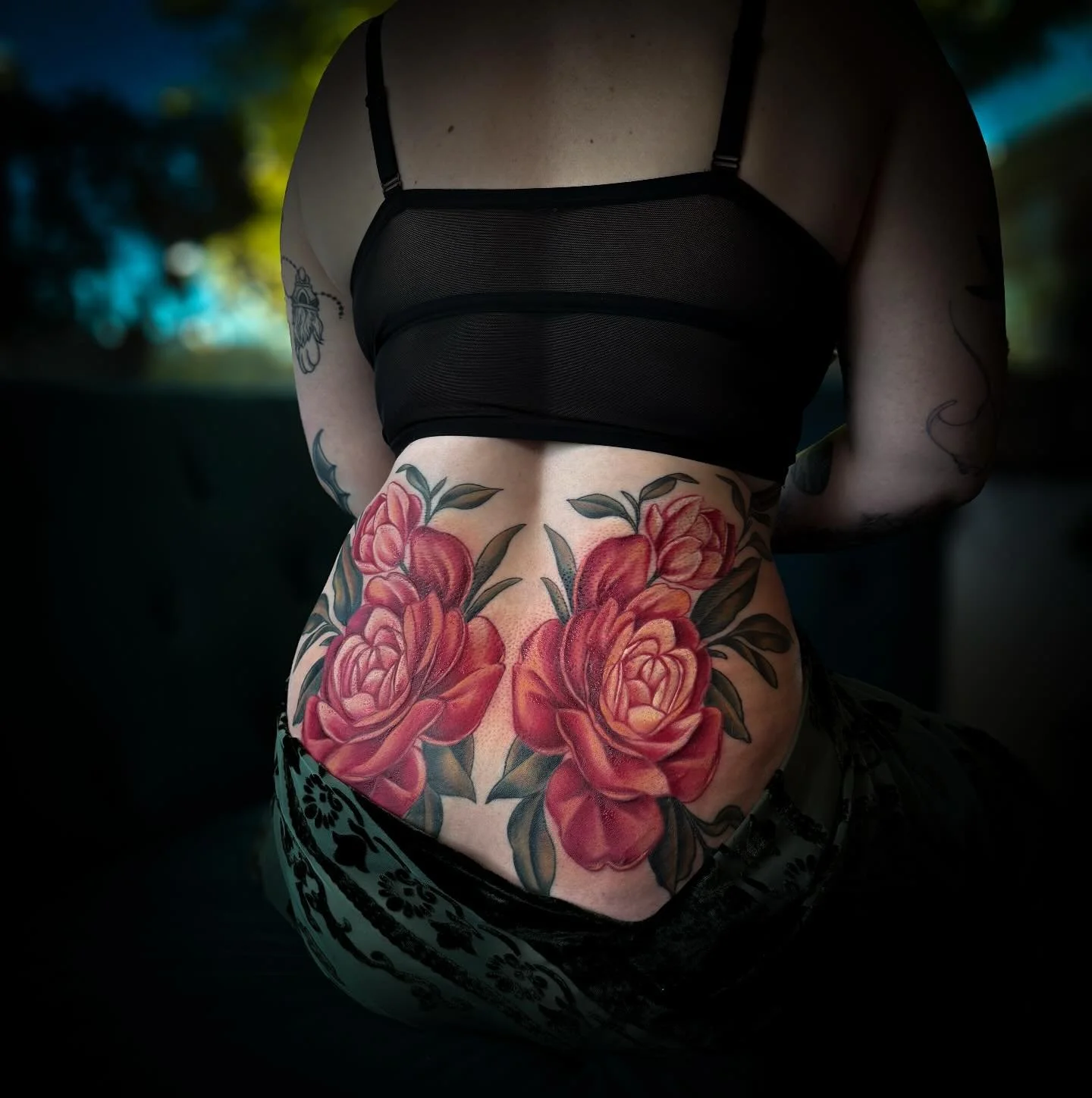 So grateful to tattoo this beauty on my coworker and amazing tattooer Ally. Thank you for the trust and for being such an all around baddie. I&rsquo;m the luckiest getting to work with the most incredible crew 🥰🫶🏻✨💜🤩🌟💫