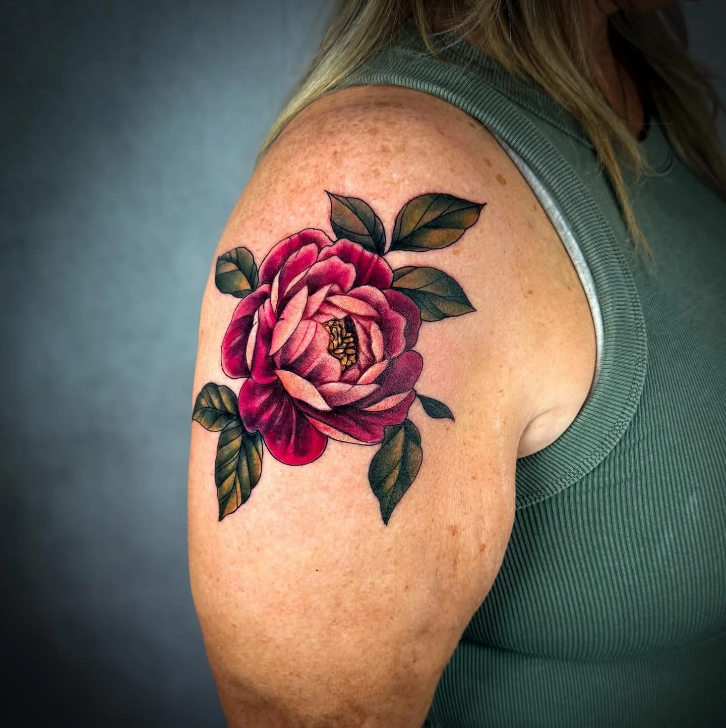 Not all tattoos have to be large. Just in love with the sweet little cover up from last week, and the lovely woman who wears it. It&rsquo;s so satisfying transforming old tattoos into pieces people connect with again 💕✨