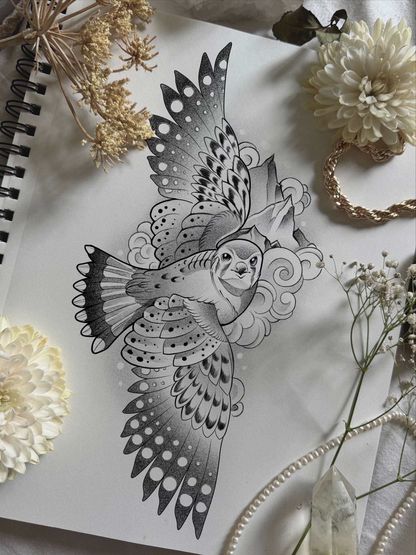 Feeling a tattoo for December? Book a bird now! 
Booking link in bio❤️&zwj;🔥