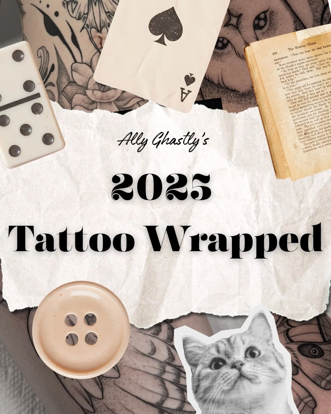 Another year around the sun 😎 I loved putting together this little collage, made me feel all sweet like. Can&rsquo;t wait to tattoo you in 2026!