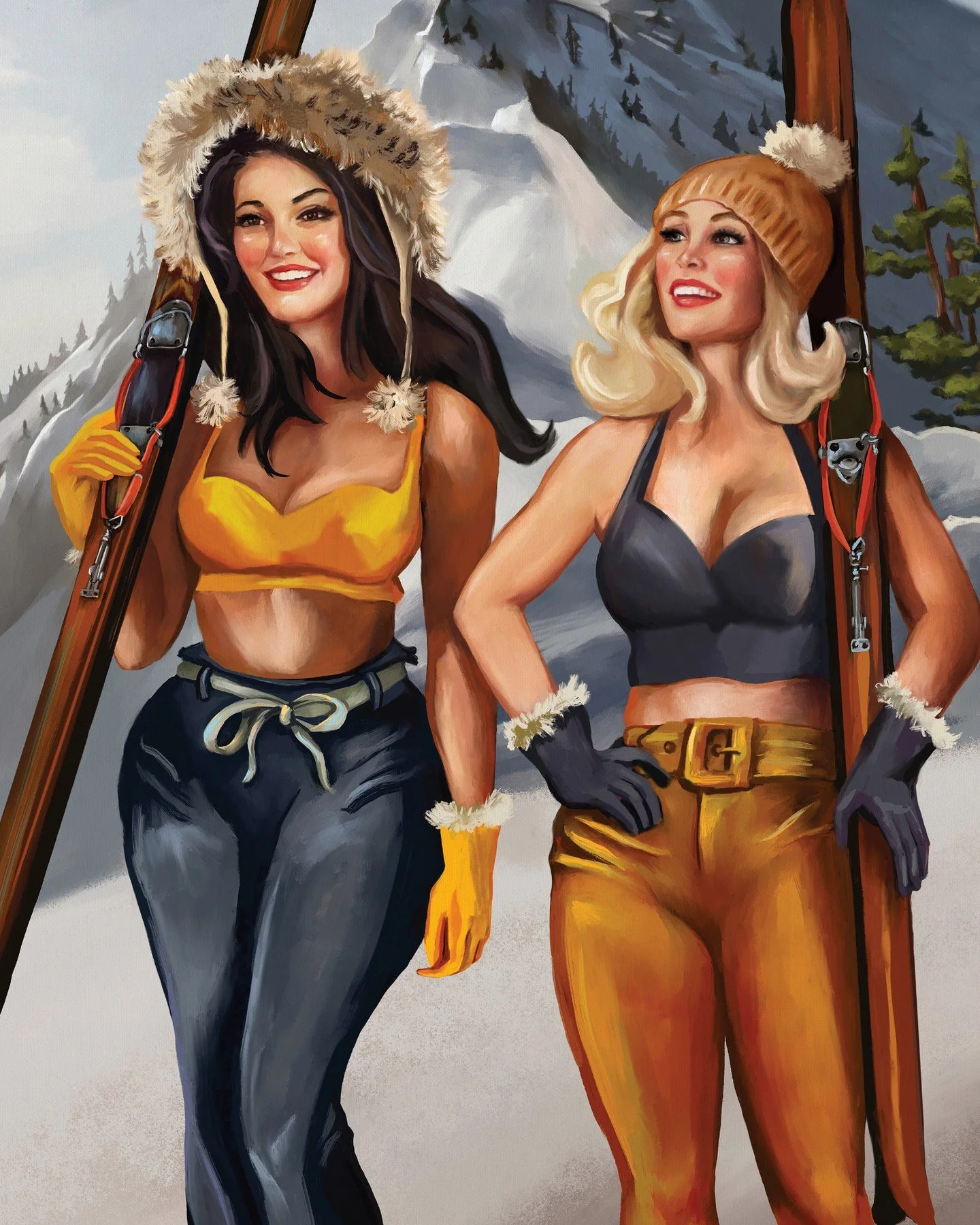 all this cold weather has me ready to hit the slopes ❄️