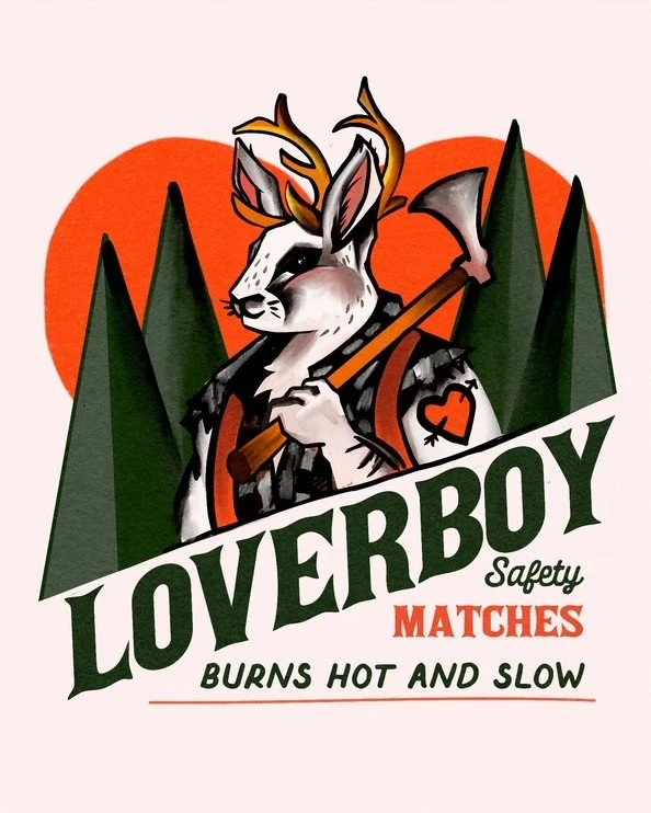 The perfect little jackalope loverboy💖
Burning hot and slow 🔥😏
