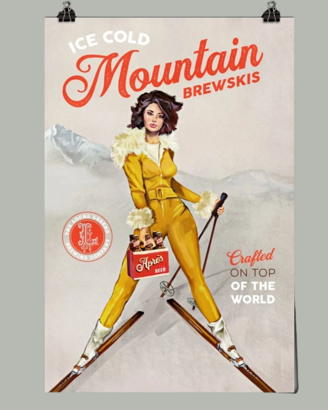 Nothing hits quite like an ice cold mountain brewski 🍻❄️