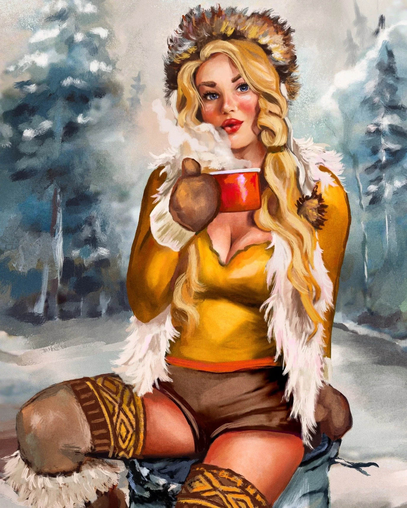 Some weekends call for warm cocoa and cuddles 🔥