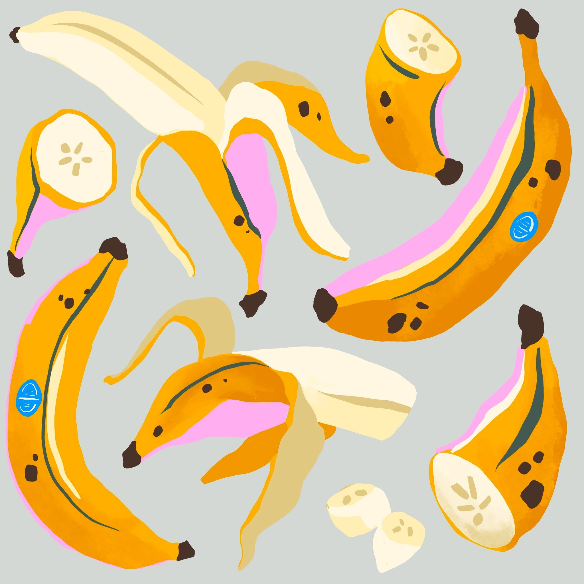 Fruity Patterns 🍌
To me, art should always be fun 🌞
