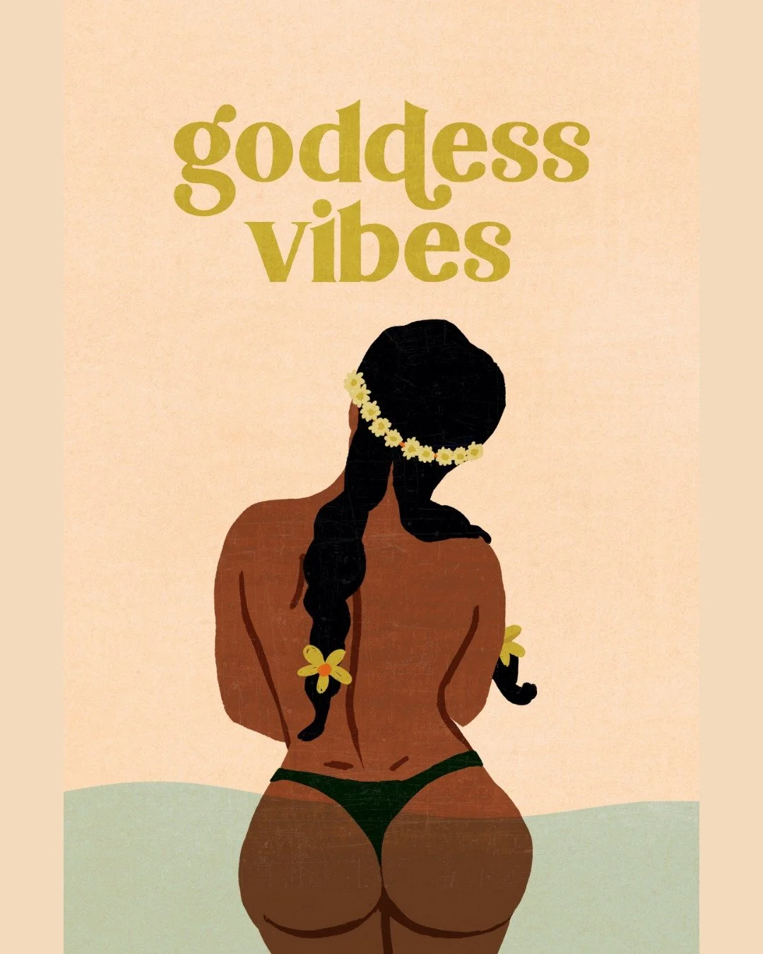 Sunday has me feeling those Goddess Vibes 🌸