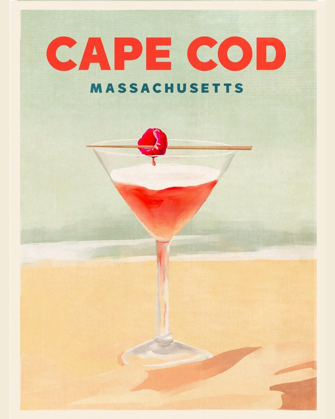 A drink on the beach in Cape Cod would cure me 🌞