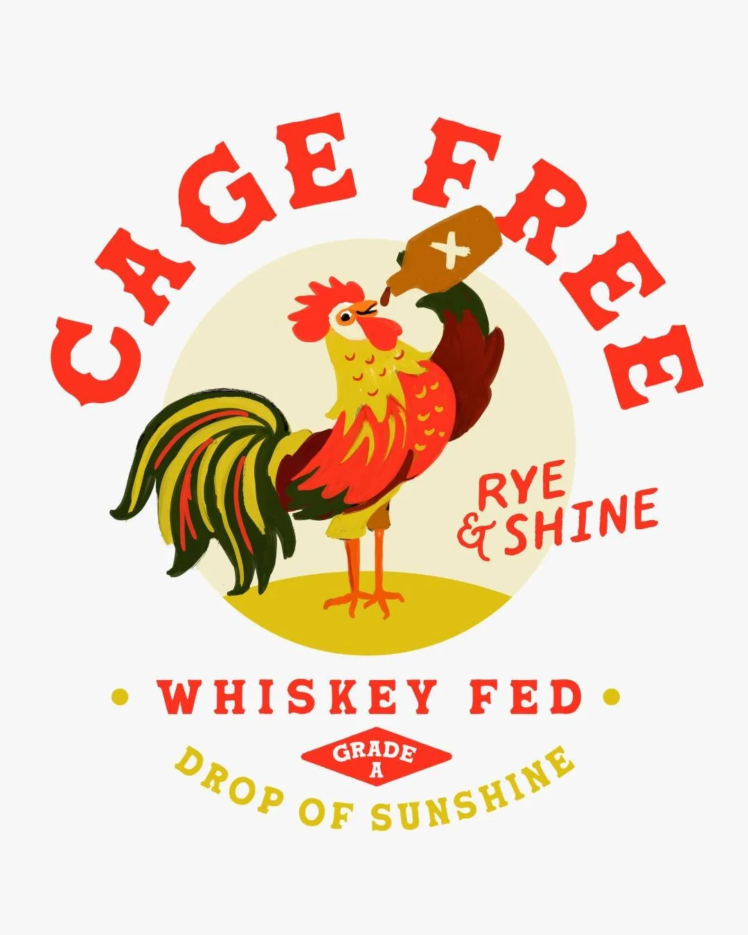 Cage free and whiskey fed ⚡